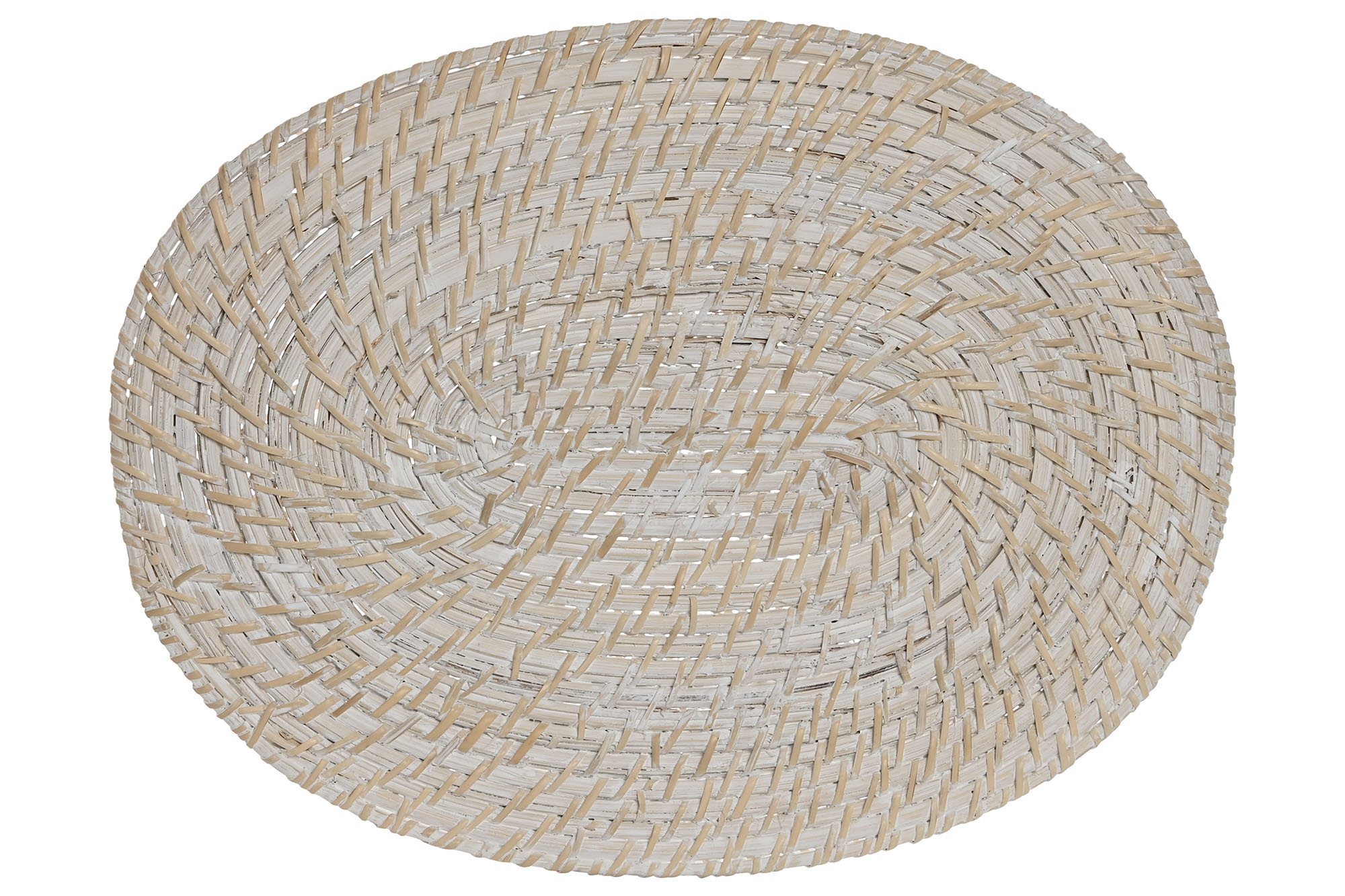 INDIVIDUAL BAMBU RATAN 40X30X1 BLANCO