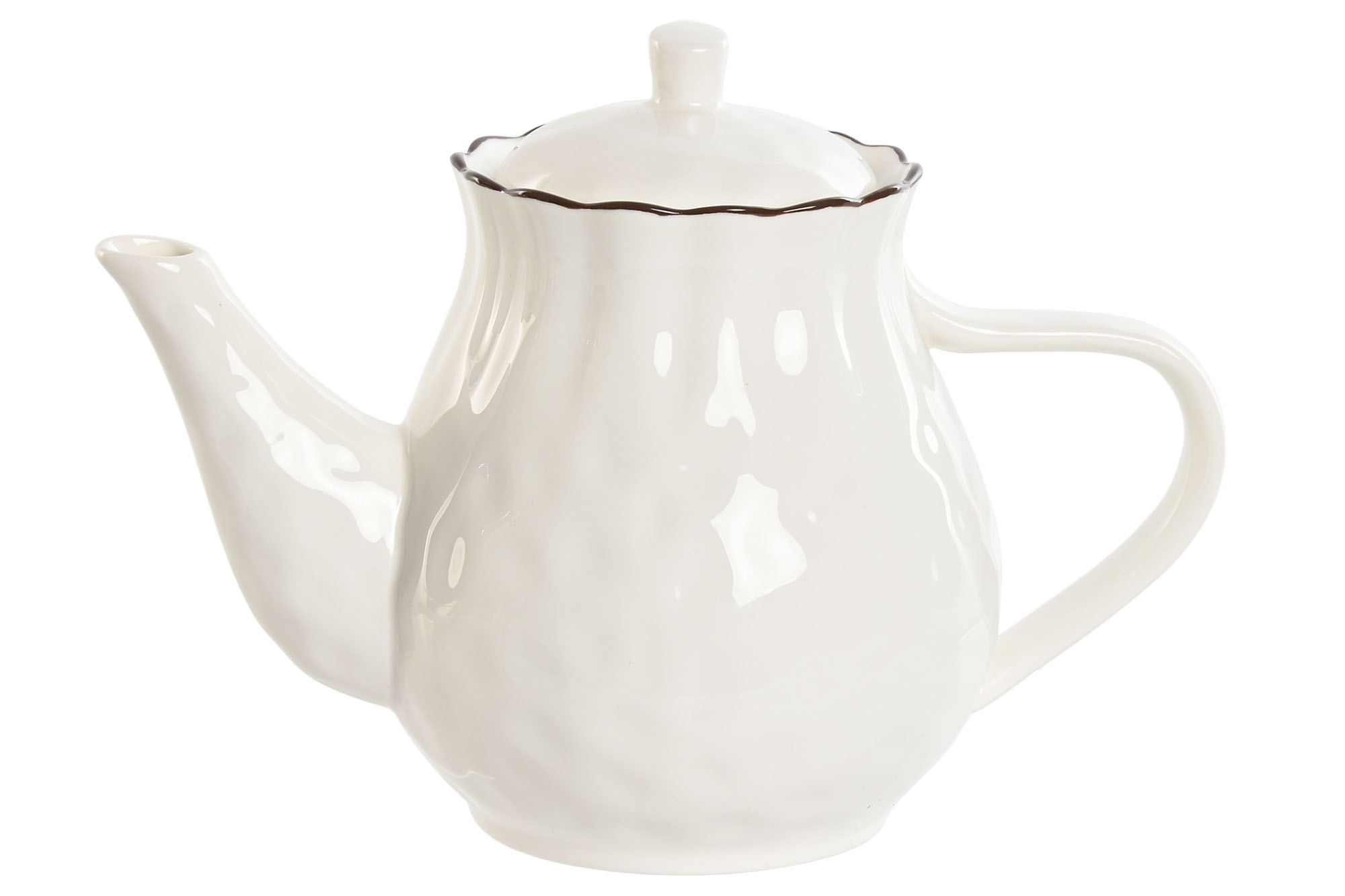 TETERA PORCELANA 22X13X16 1L BLANCO