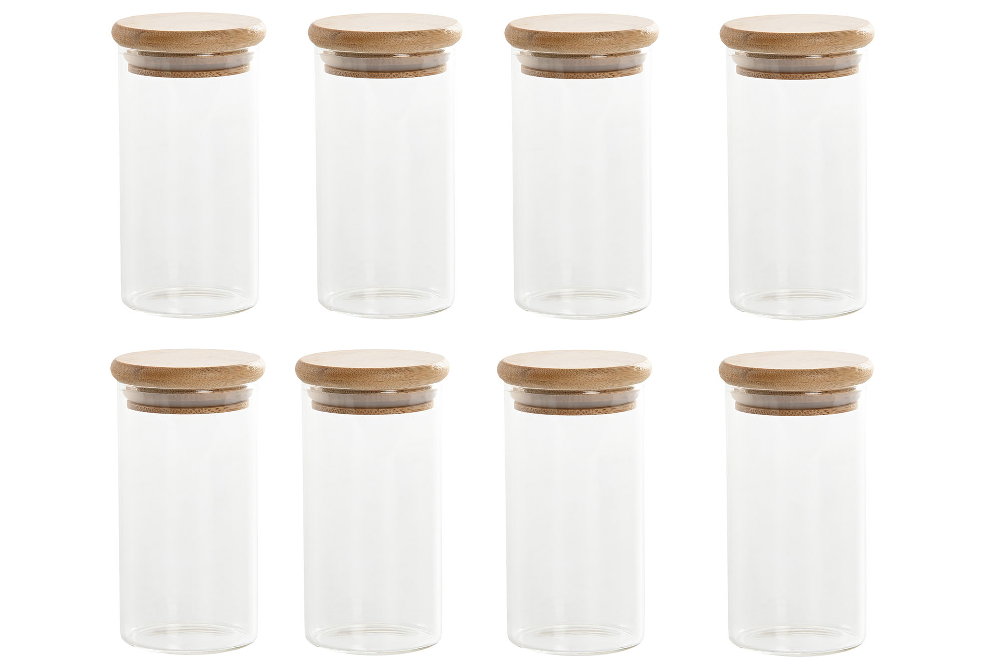 ESPECIERO SET 8 CRISTAL BAMBU 5X5X10,5 160ML
