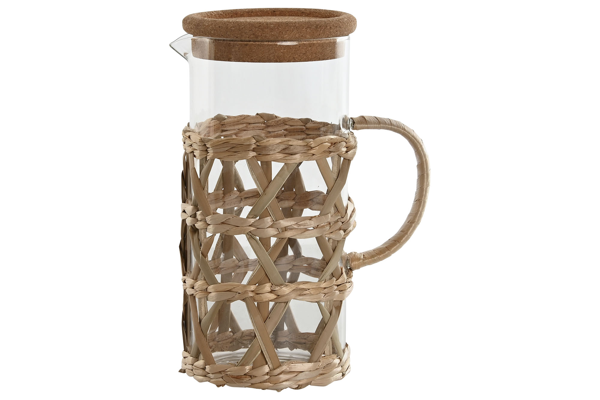 JARRA BOROSILICATO FIBRA 17X11X23 1,25L NATURAL