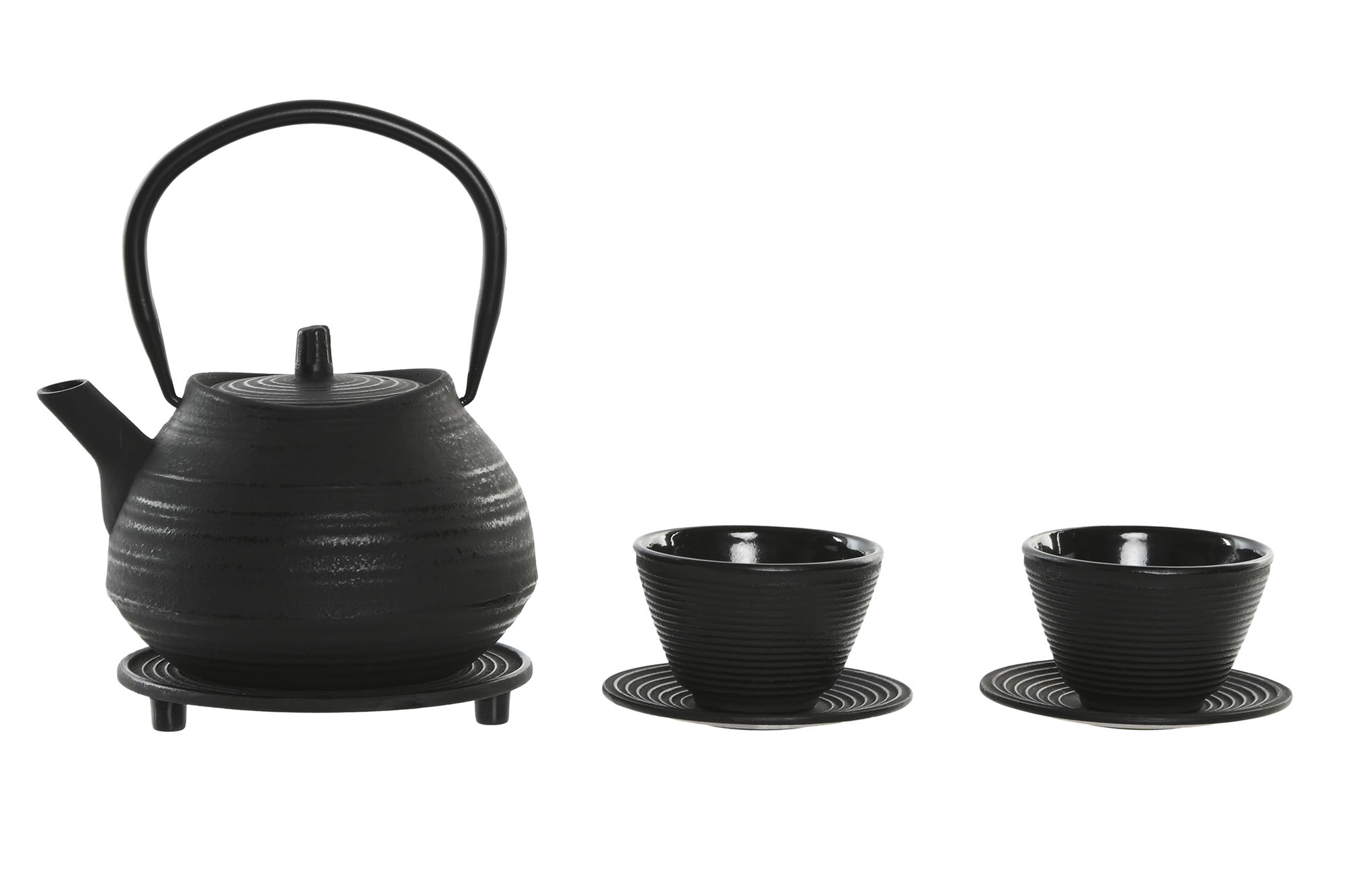 TETERA SET 3 HIERRO COLADO 17X15X17 800ML VASOS