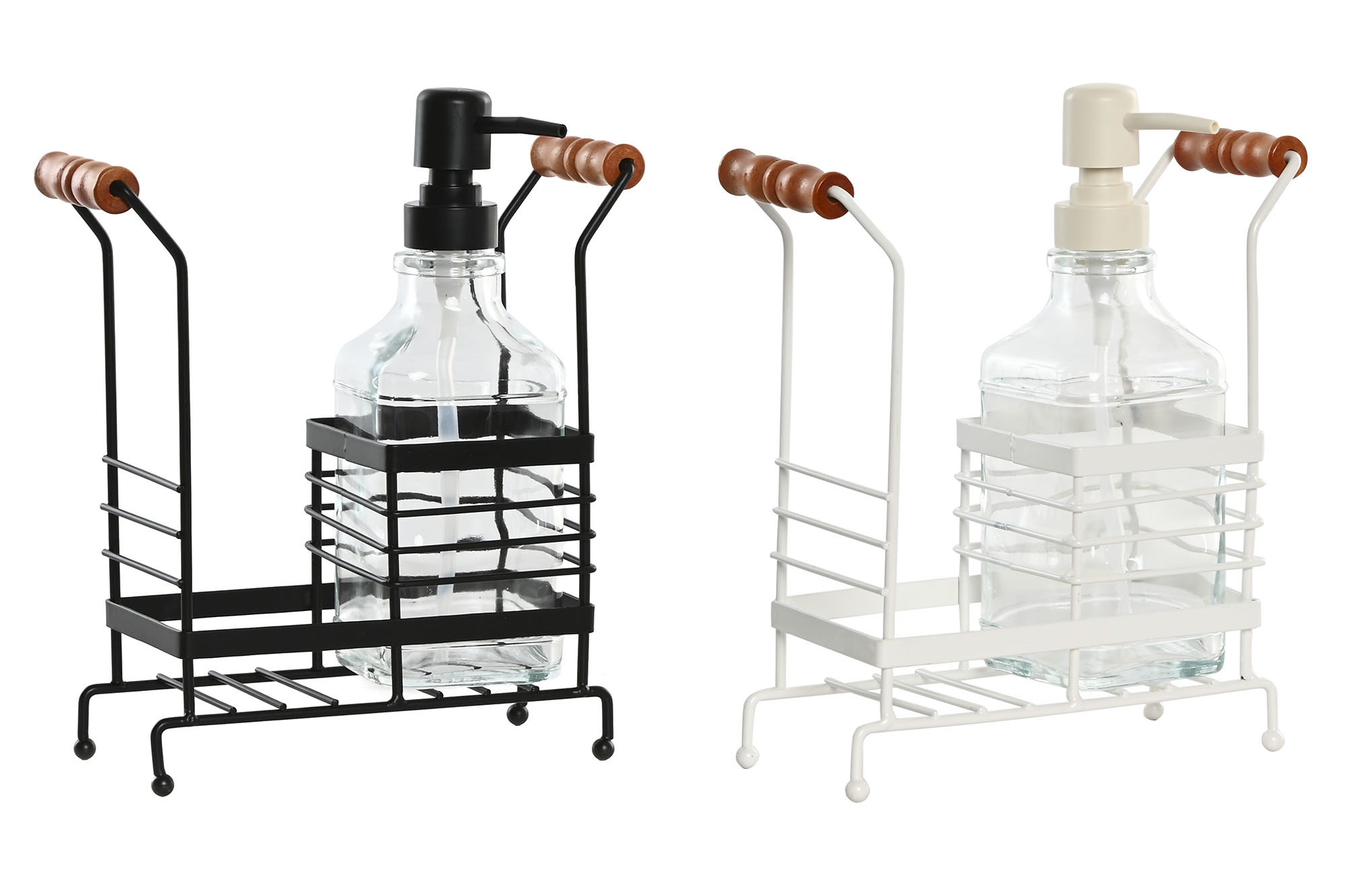 DOSIFICADOR SET 2 CRISTAL 21X8X22 500 ML 2 SURT.