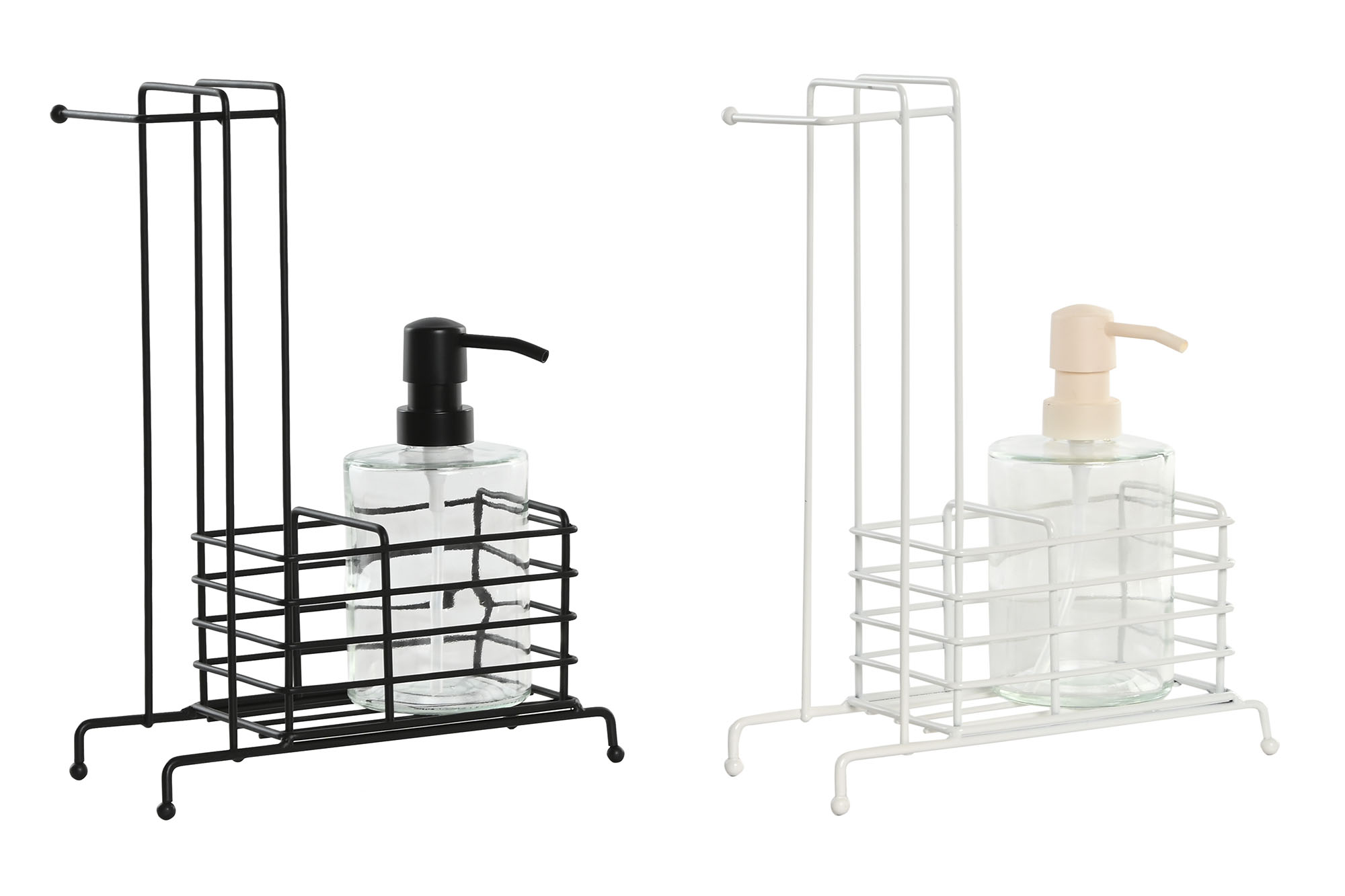 DOSIFICADOR SET 2 METAL 8X8X17 450ML 2 SURT.