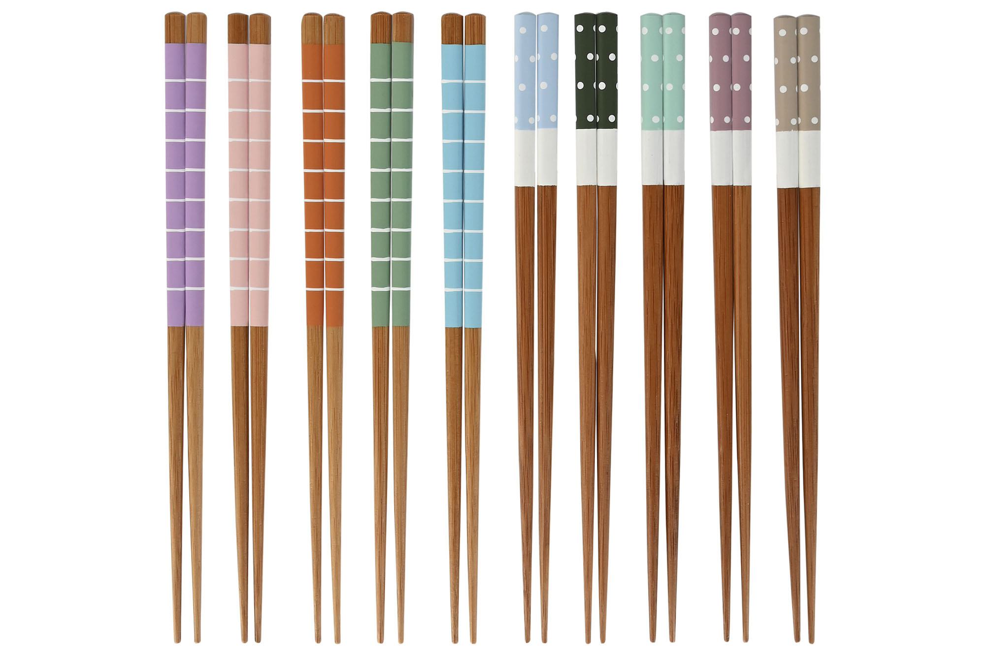 PALILLO SET 10 BAMBU 1X1X22,5 2 SURT.