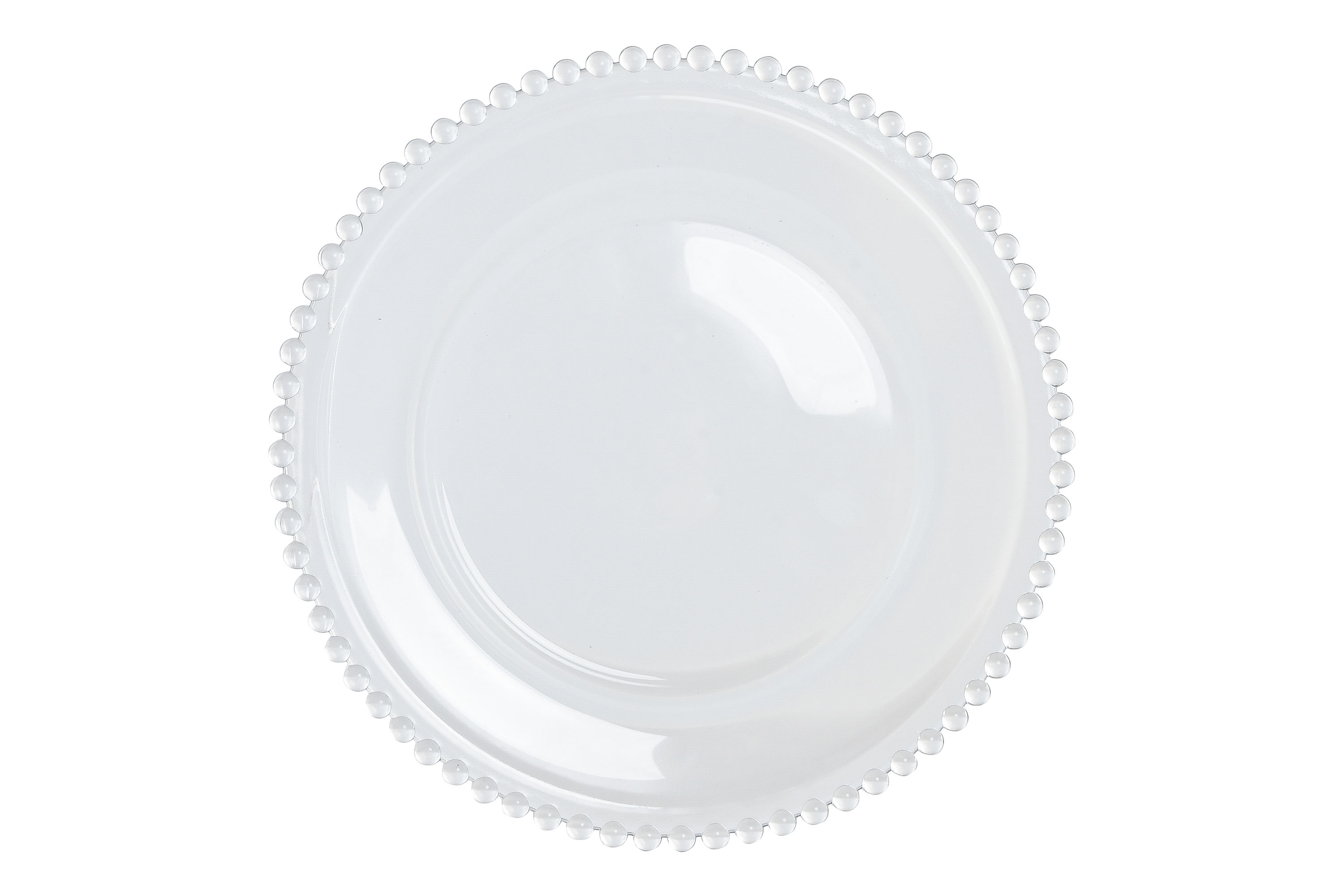 PLATO CRISTAL 27X27X2,6 TRANSPARENTE