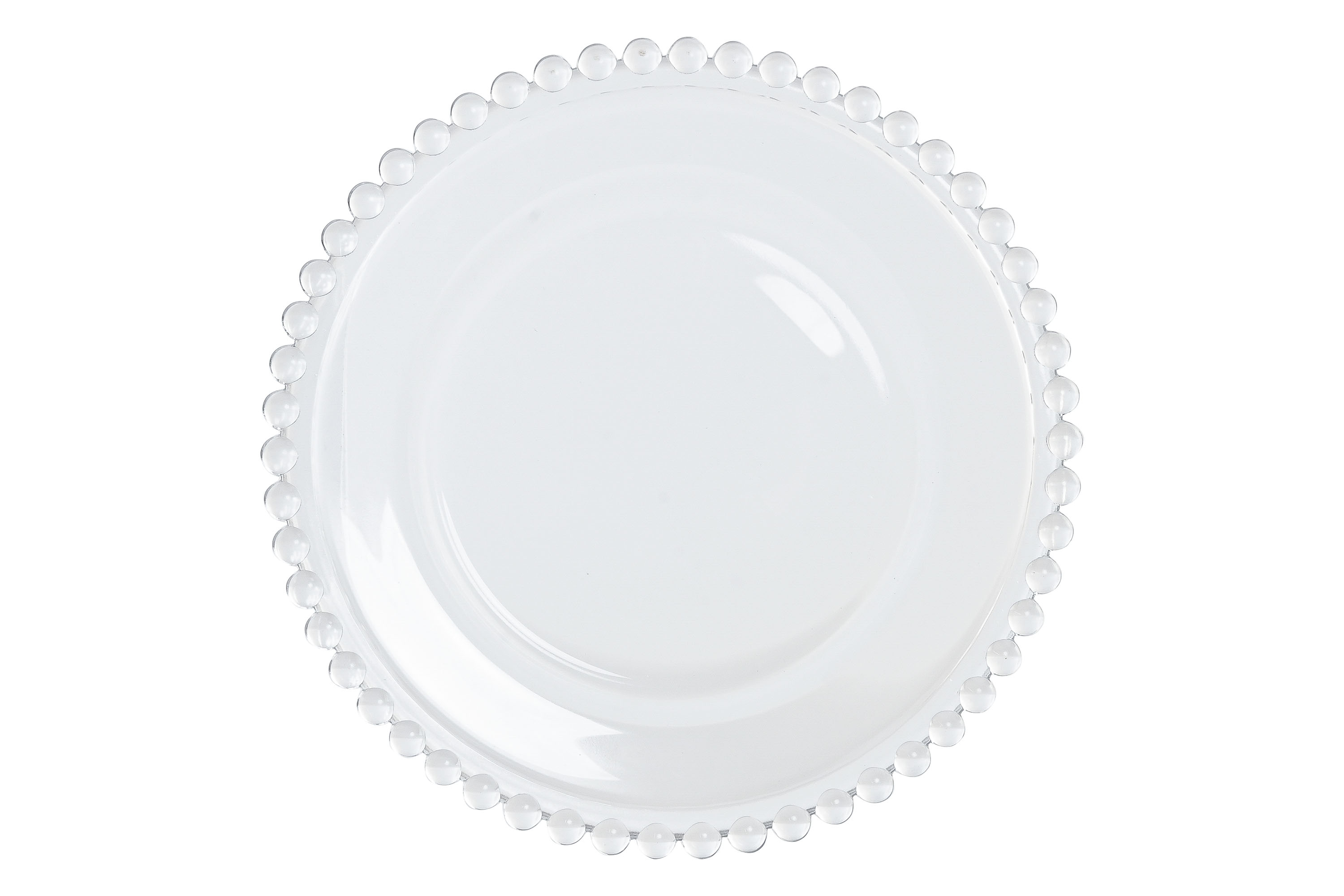 PLATO CRISTAL 15,6X15,6X1,7 TRANSPARENTE