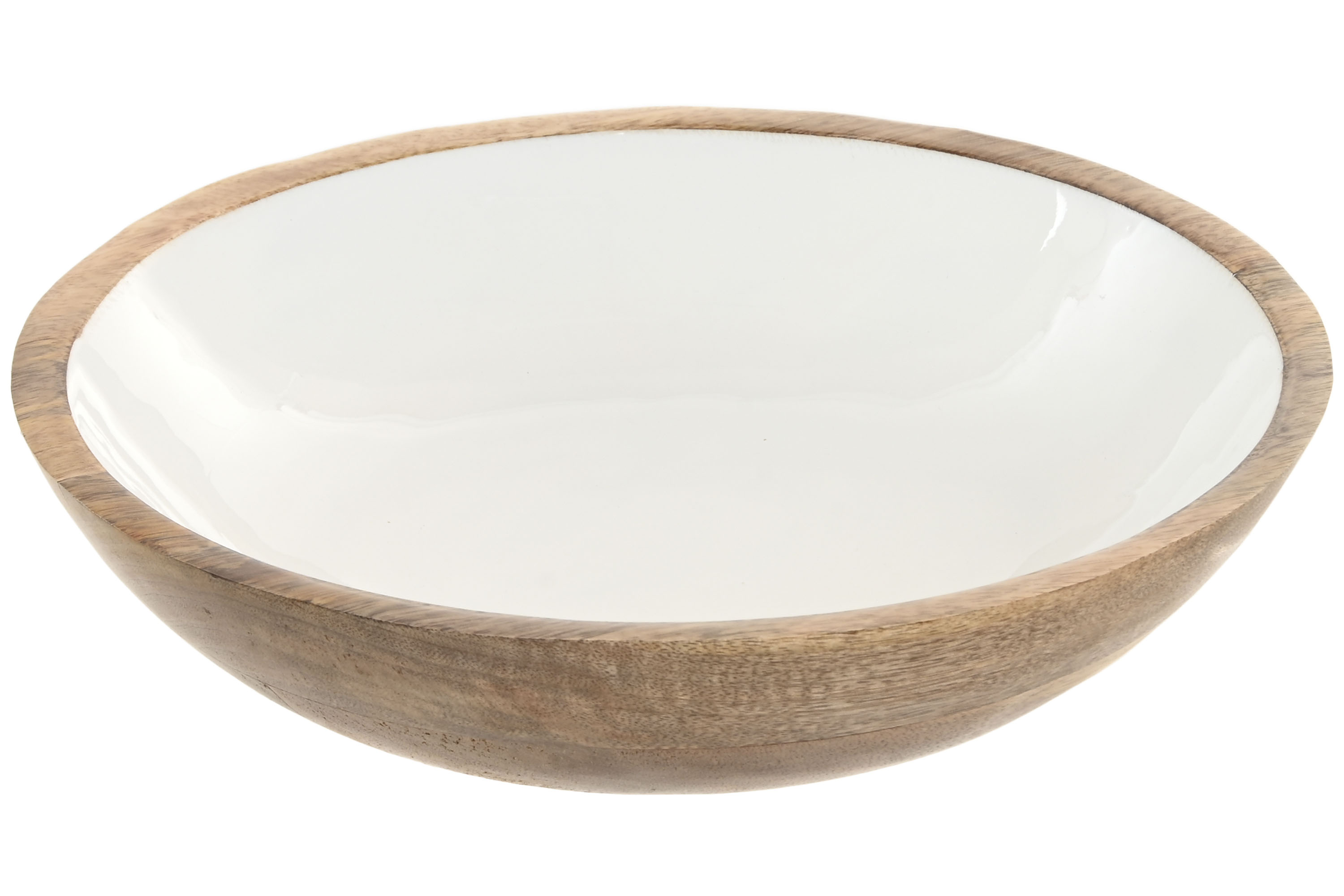 BOL MANGO 30X30X7 LACADO BLANCO