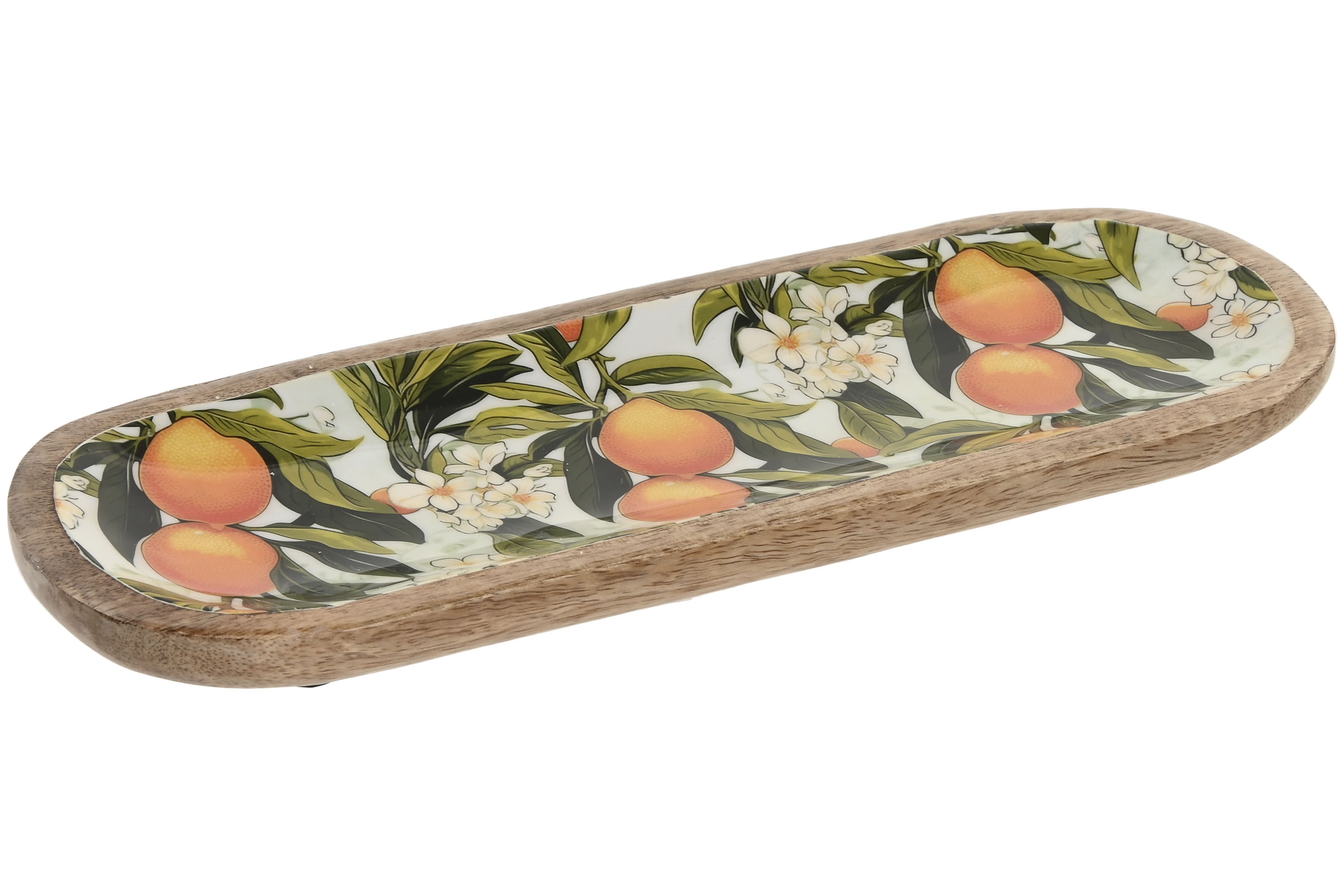 BANDEJA MANGO 30X10X2,5 LACADO MULTICOLOR