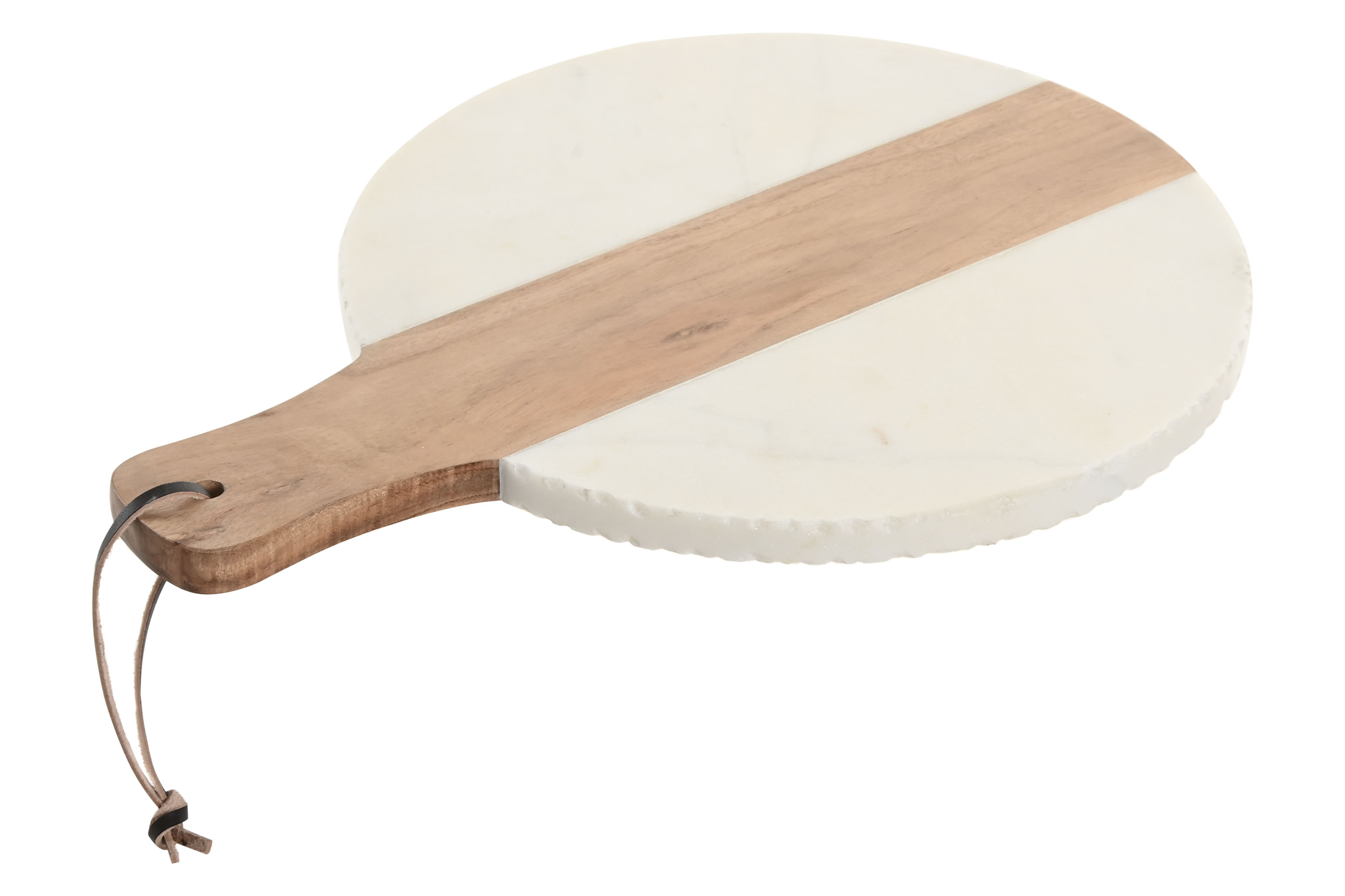 TABLA CORTAR MARMOL ACACIA 41X31X2 BLANCO