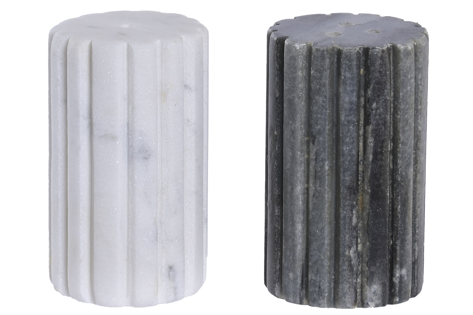 SALERO SET 2 MARMOL 4,5X4,5X8 BLANCO
