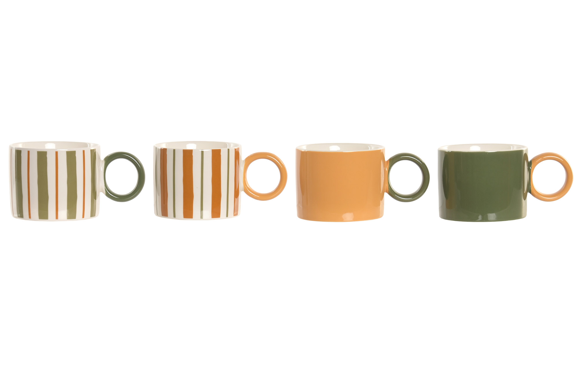 MUG PORCELANA NEW BONE 13,5X9X7,8 400ML 4 SURT.