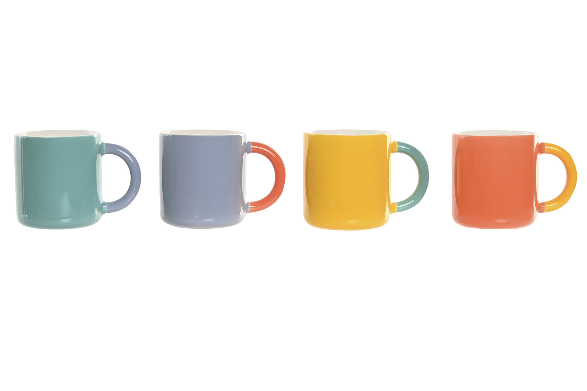 MUG PORCELANA NEW BONE 8,4X7,5X9 350ML 4 SURT.