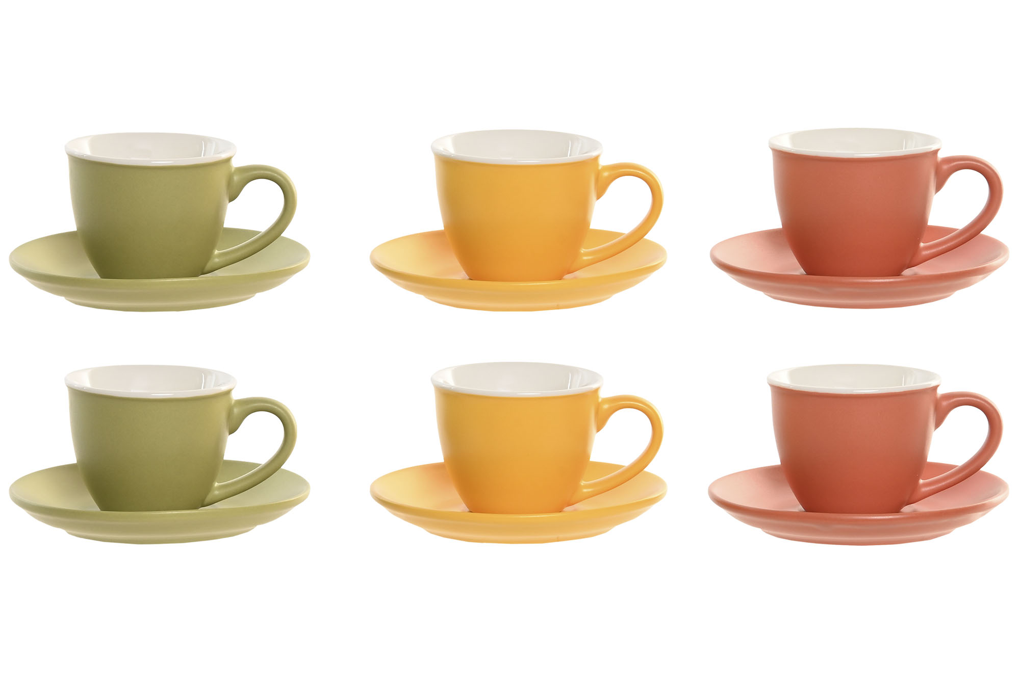 CAFE SET 6 PORCELANA NEW BONE 6,2X6X5,3 100ML