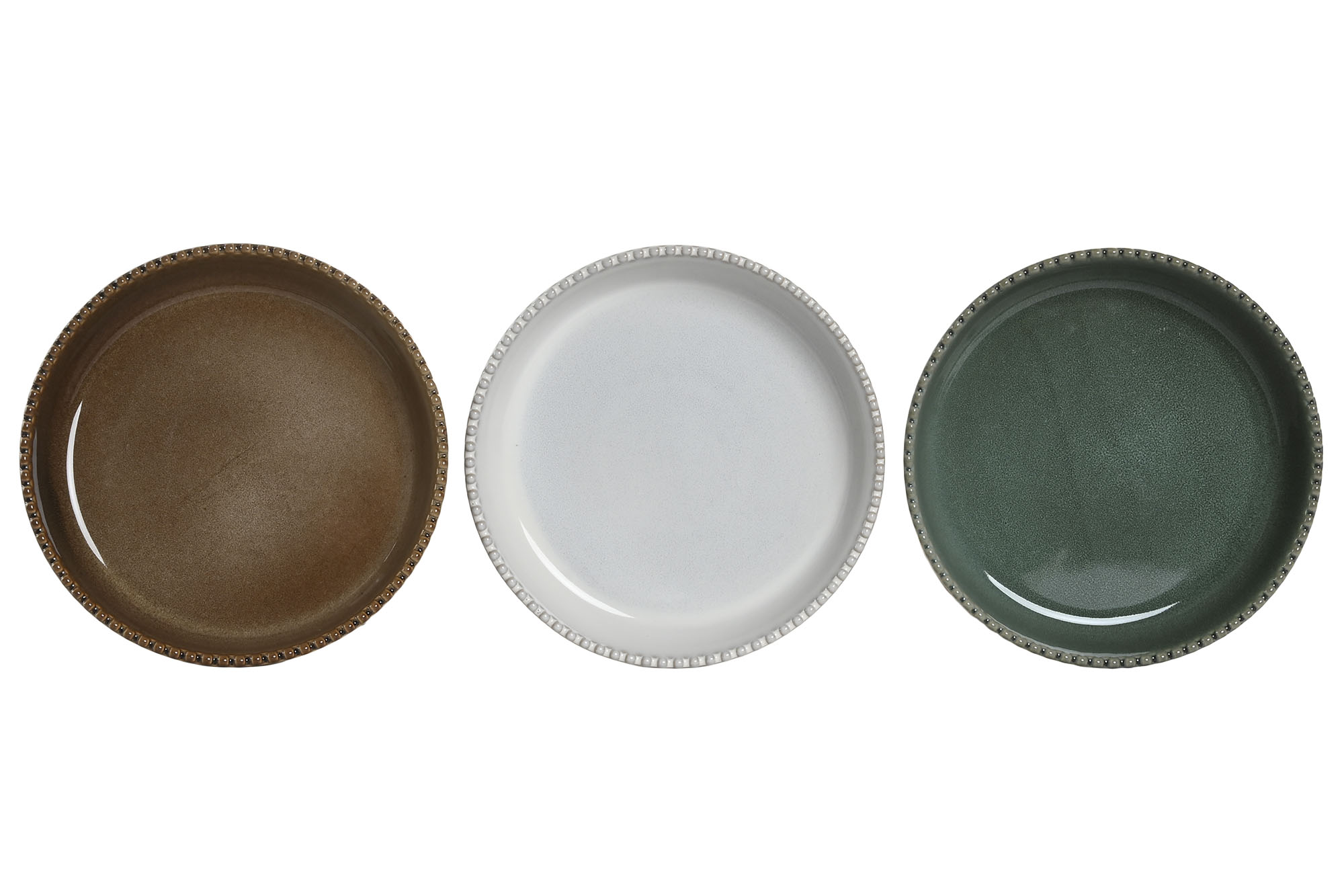 PLATO GRES ESMALTADO 24X24X5 3 SURT.