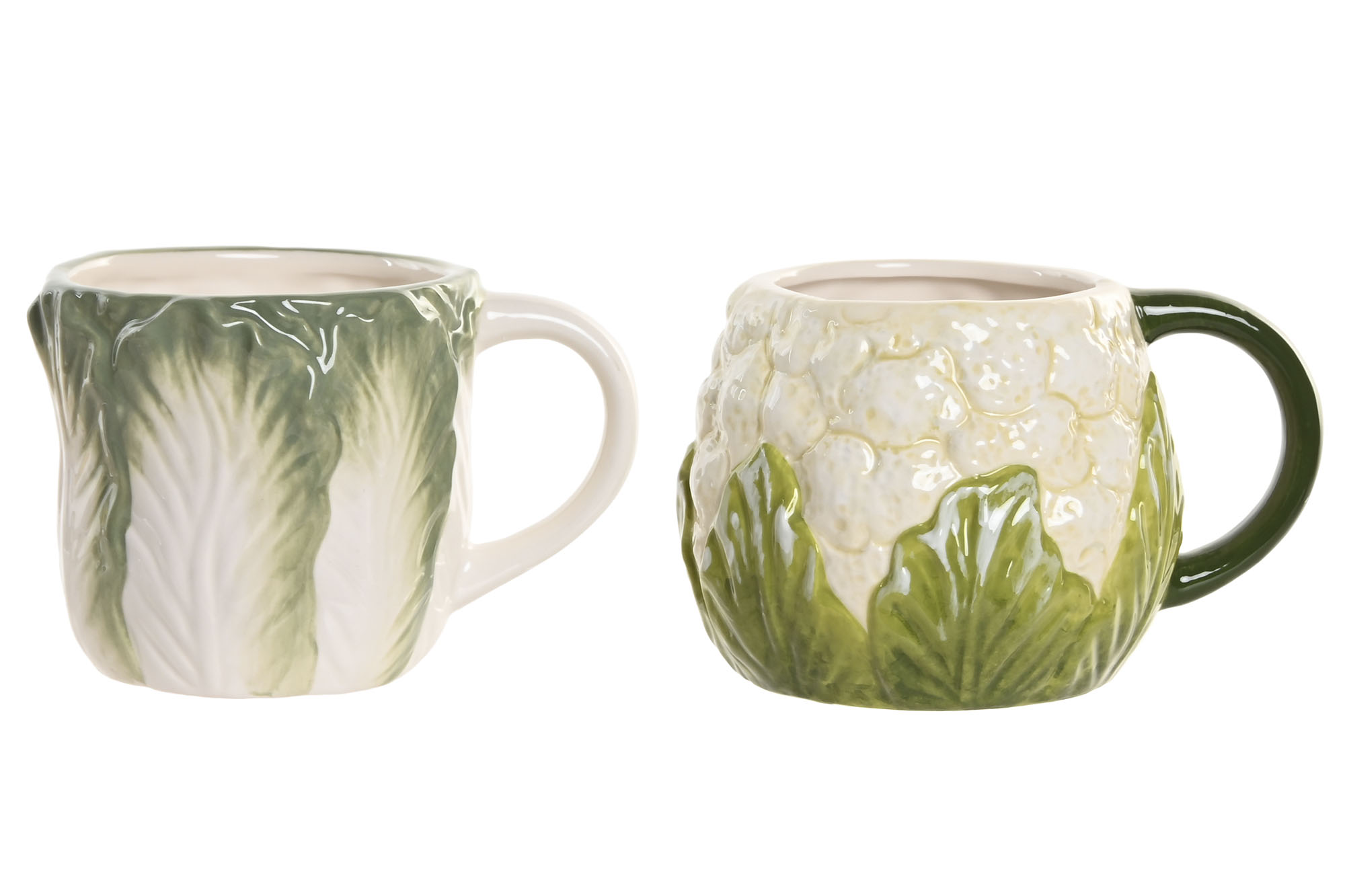 MUG GRES 15X12X9,5 400ML HORTALIZAS 2 SURT.