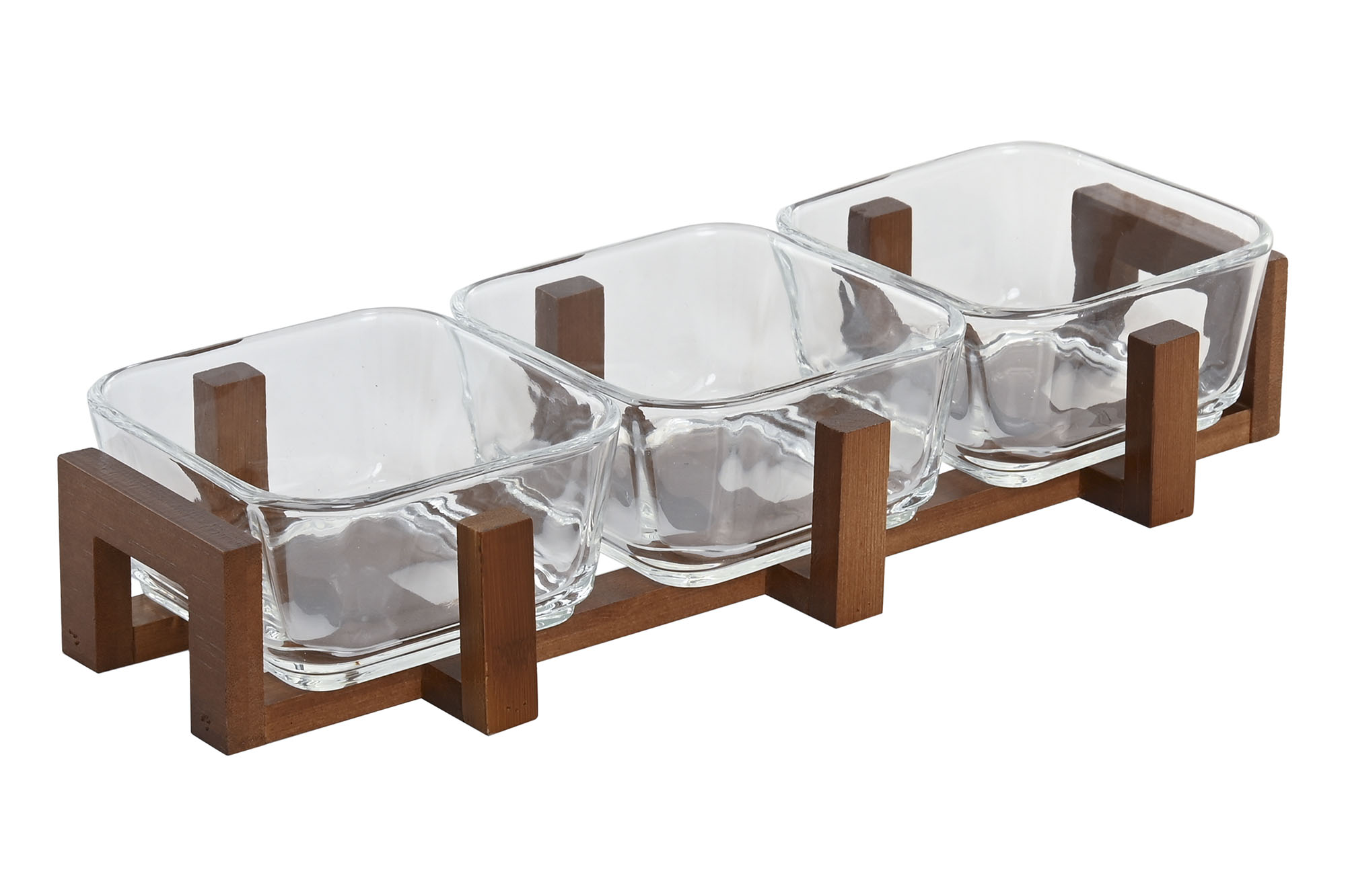 APERITIVO SET 3 CRISTAL ACACIA 32X12X6 300ML
