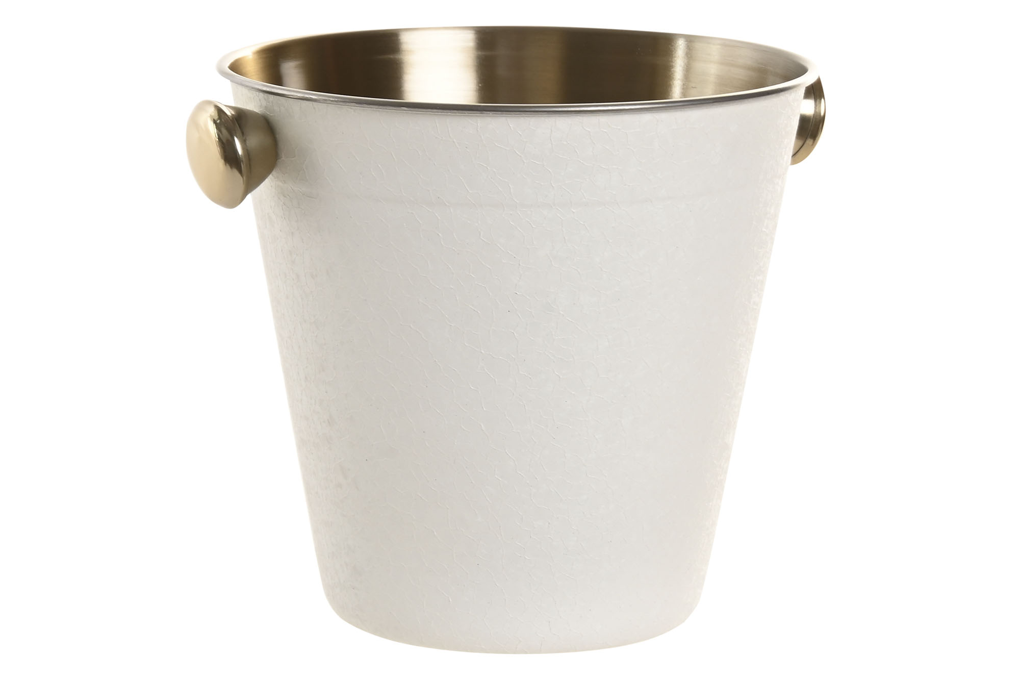 CUBITERA INOX 17X14X13 RUGOSO BLANCO