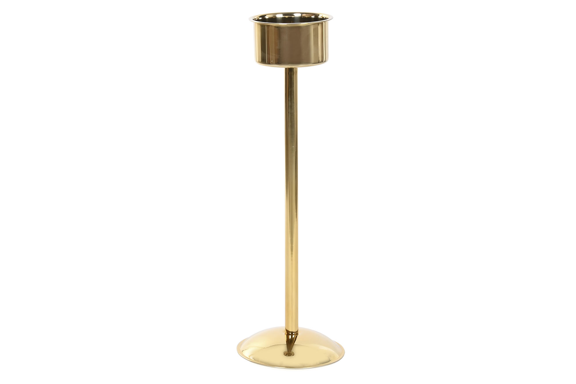 CHAMPANERA INOX 26X26X80 BRILLANTE DORADO