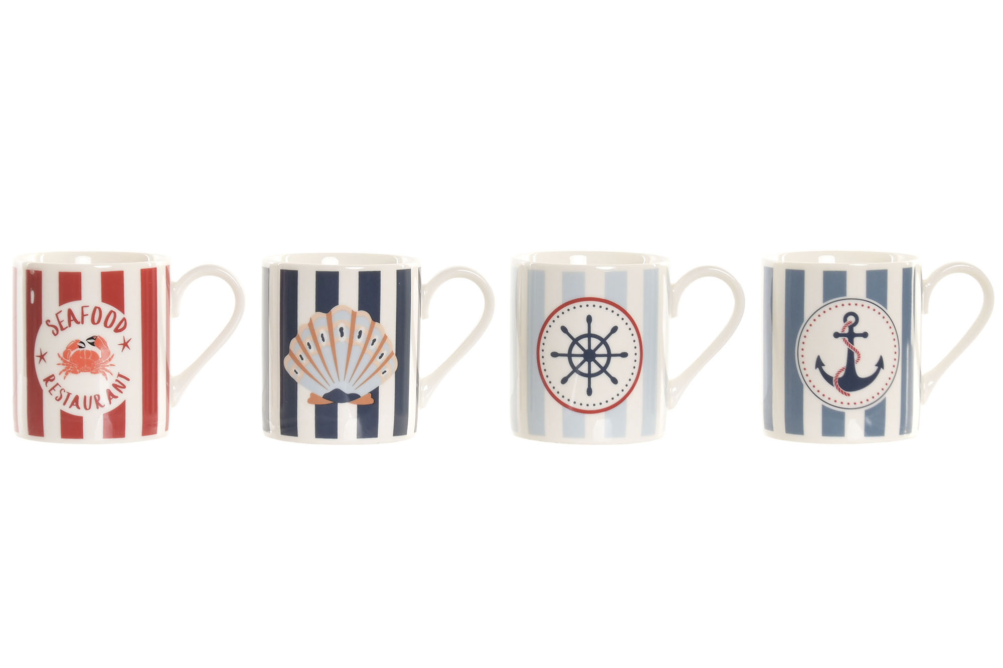 MUG PORCELANA NEW BONE 8X5,3X6 70ML MARINO 4 SURT.