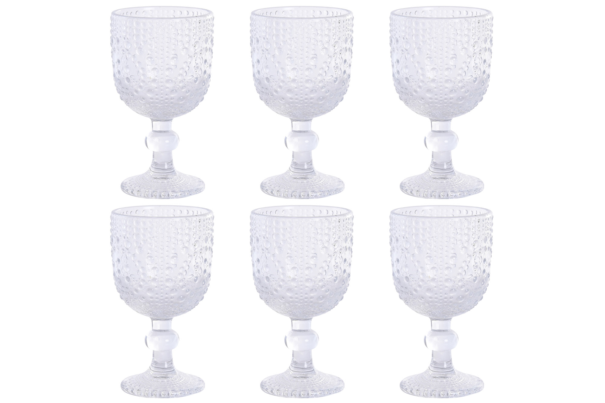 COPA SET 6 CRISTAL 8X8X14,2 245ML RELIEVE
