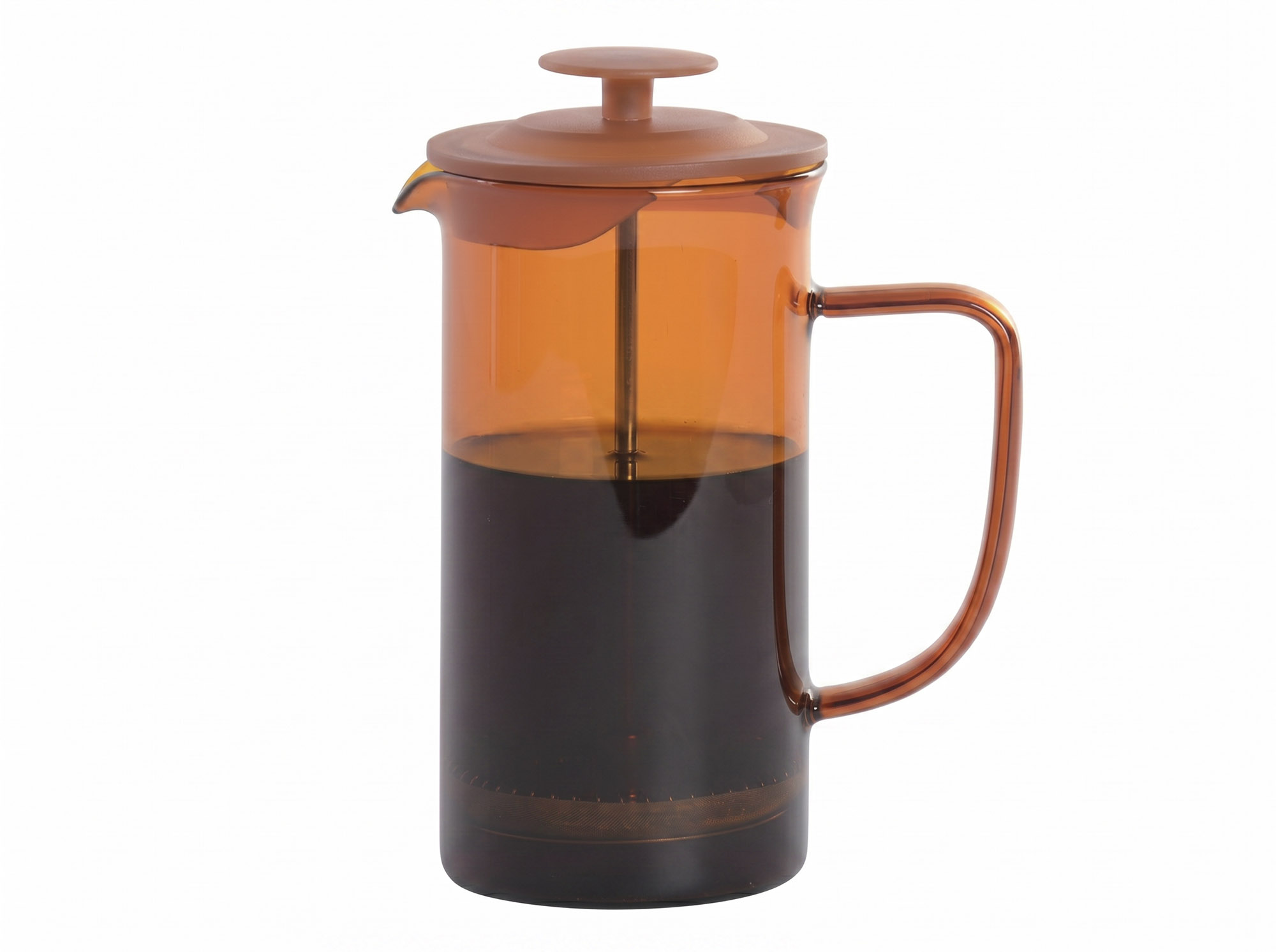 CAFETERA BOROSILICATO INOX 11X7X15,5 350ML AMBAR