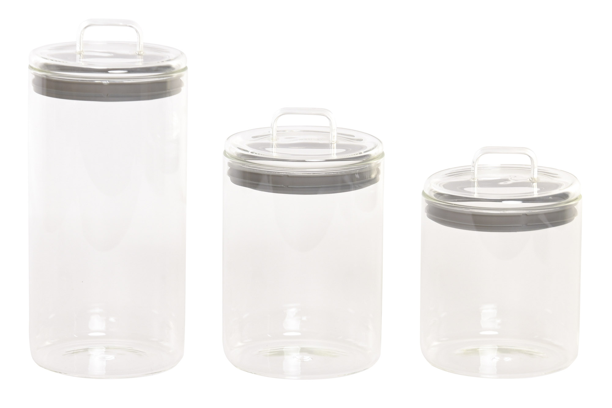 BOTE SET 3 BOROSILICATO 11,2X11,2X25 1.5L