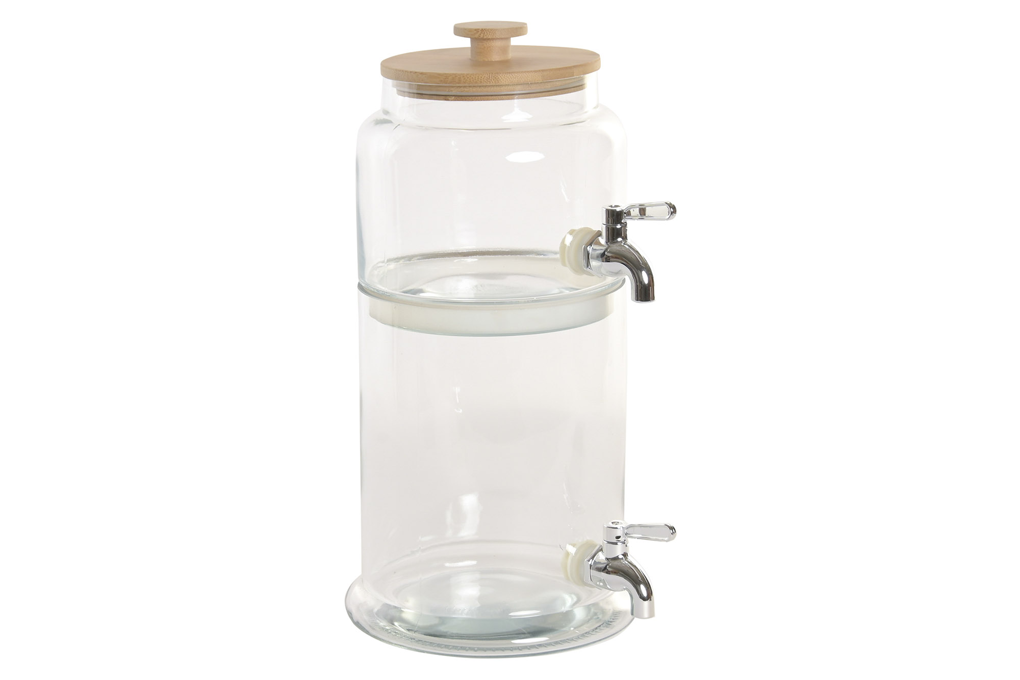 DISPENSADOR BEBIDAS SET 2 CRISTAL 25X19X38 3L