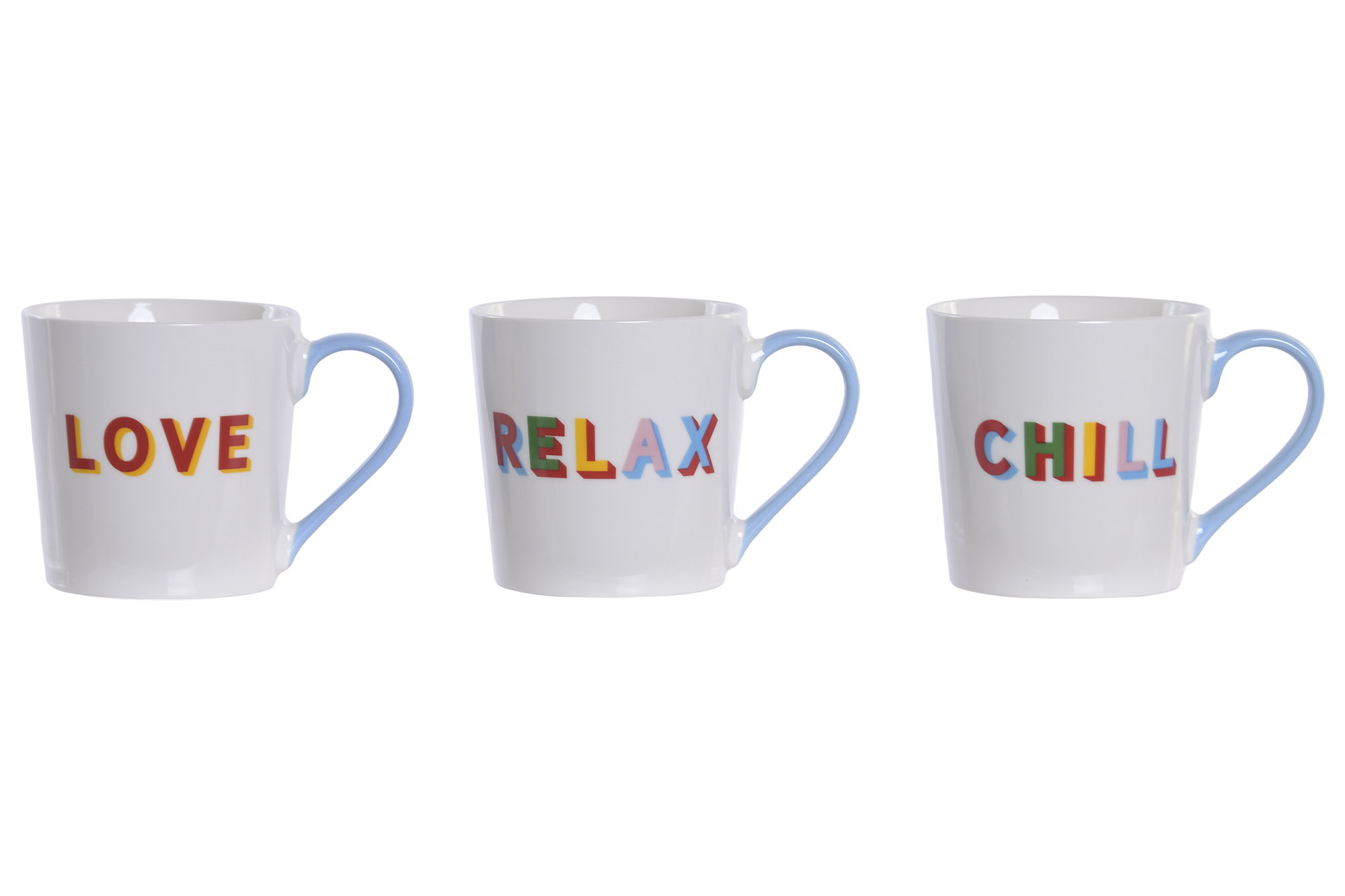 MUG PORCELANA 10X9,2X9 400ML 3 SURT.