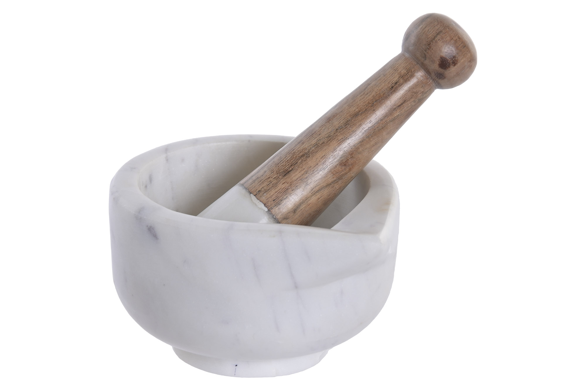 MORTERO MARMOL ACACIA 14X12,7X7,6 BLANCO