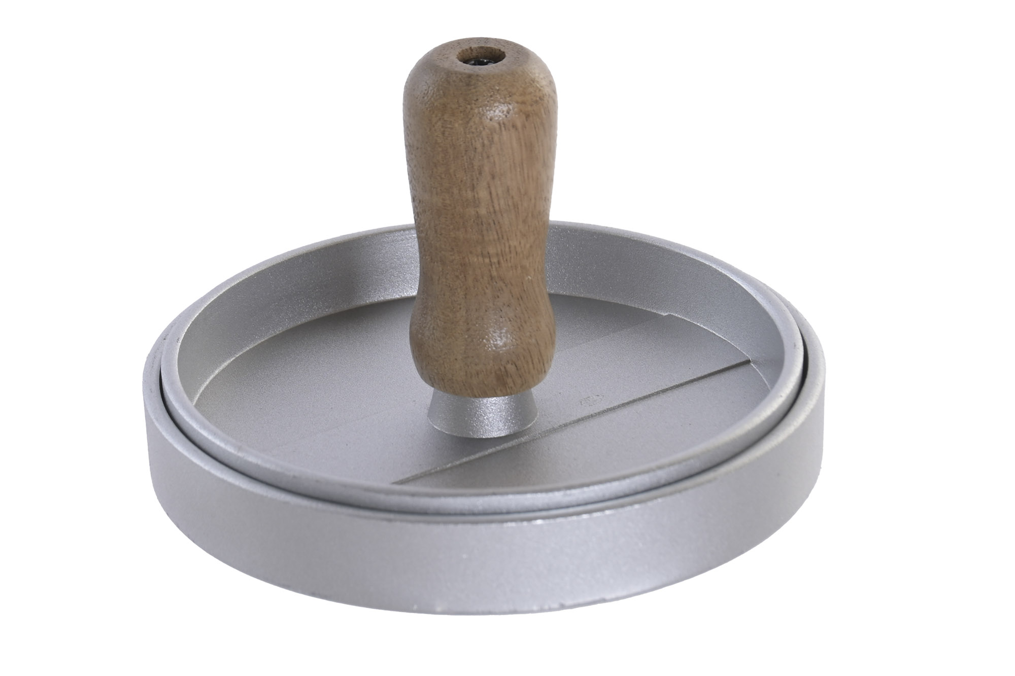 UTENSILIO INOX ACACIA 12X12X8 PRENSA HAMBUGUESA