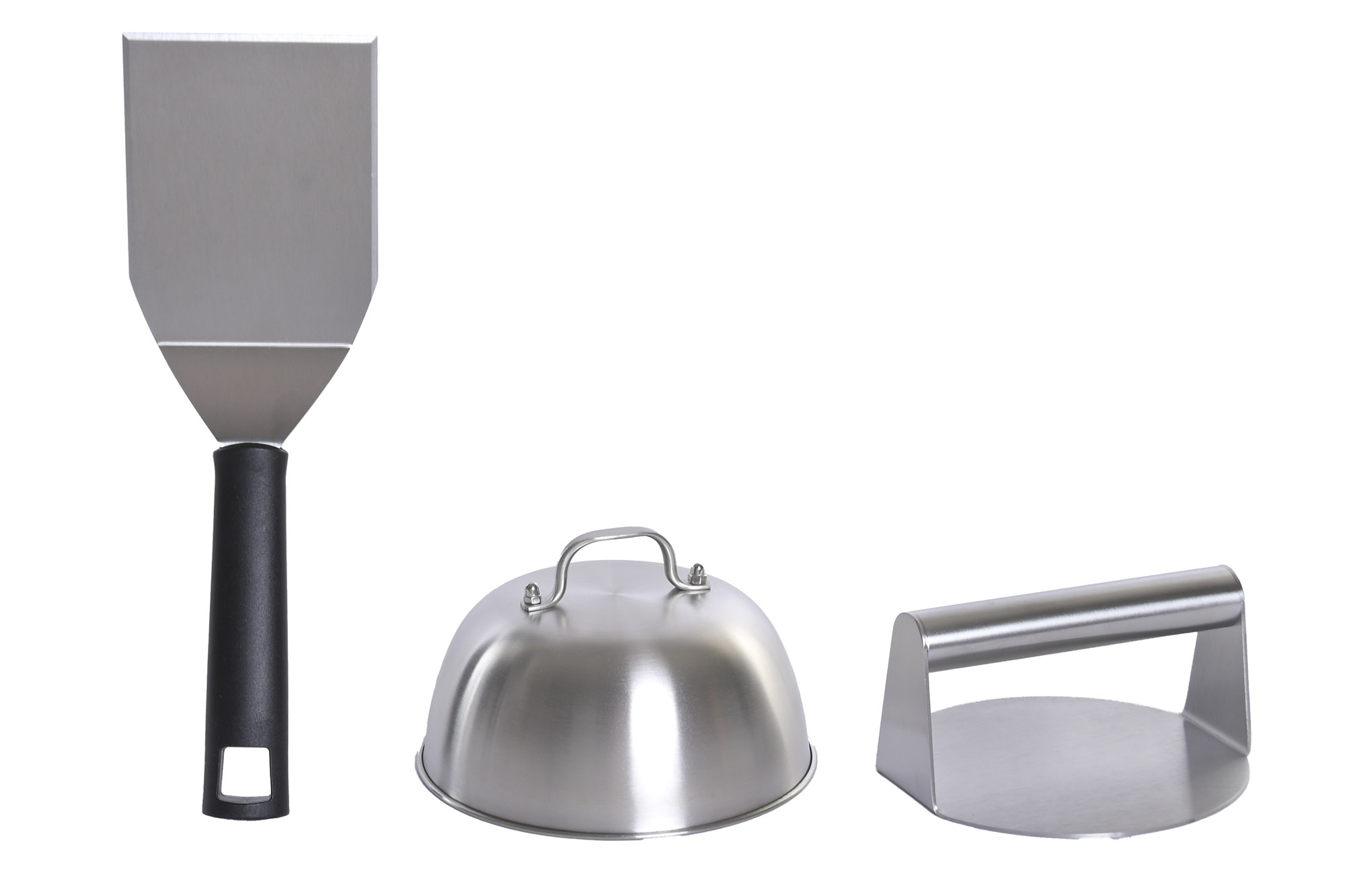 UTENSILIO SET 3 INOX PP 35X8X35 HAMBURGUESA