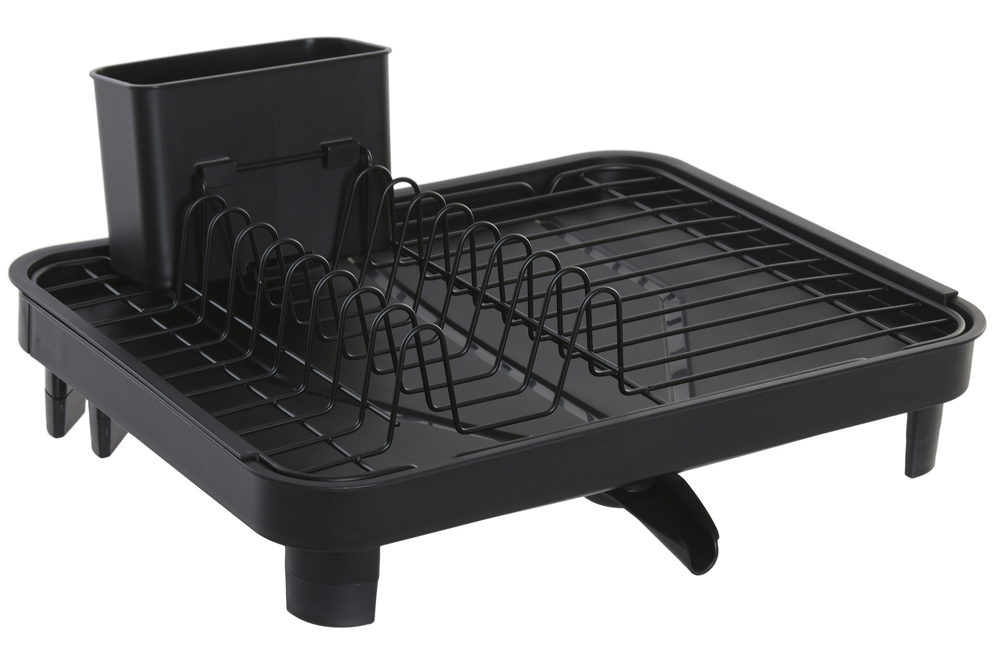 ESCURREPLATOS METAL PP 32X41X17 DESAGUE NEGRO