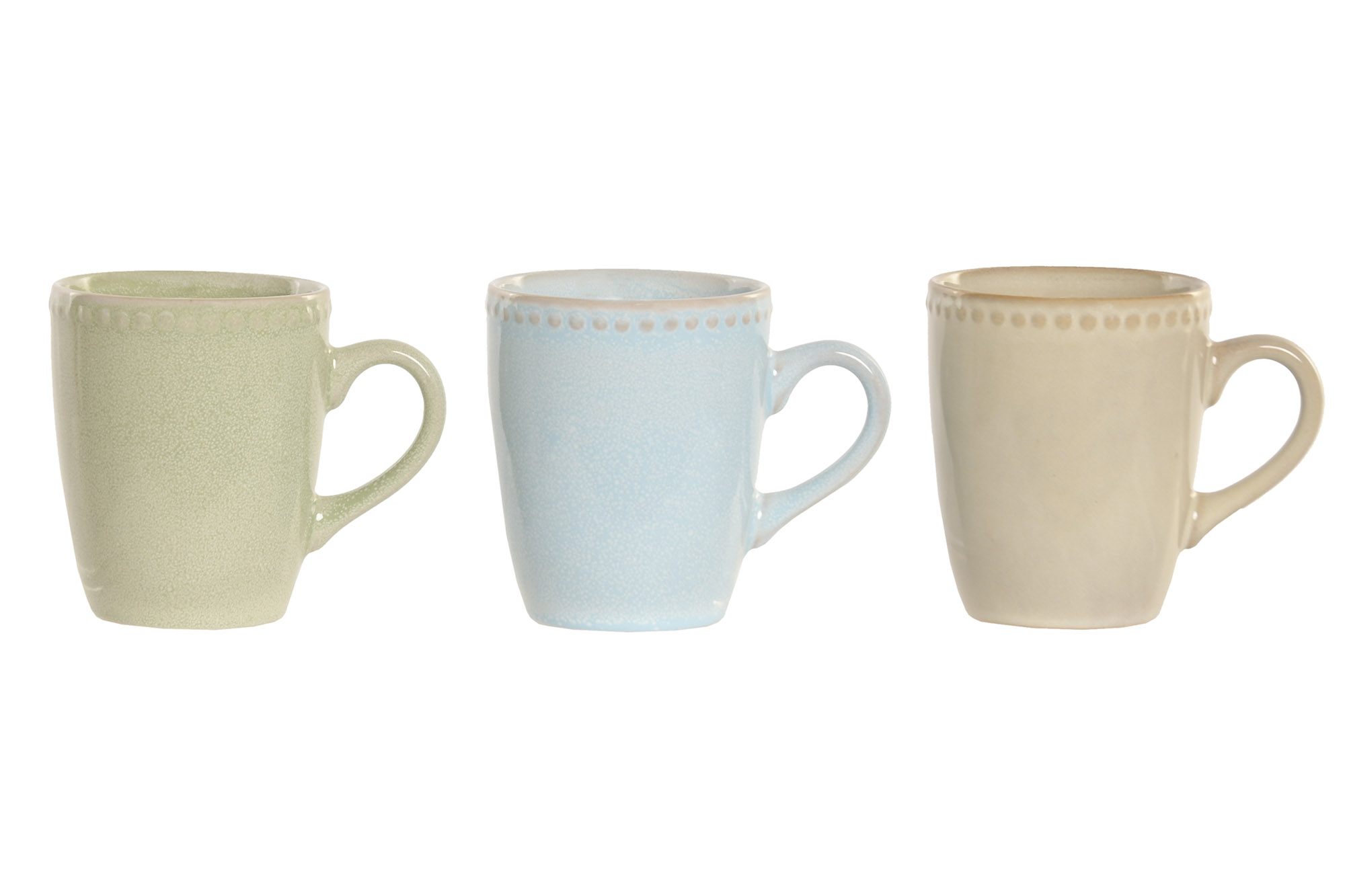 MUG GRES ESMALTADO 12X8,5X10 350ML 3 SURT.