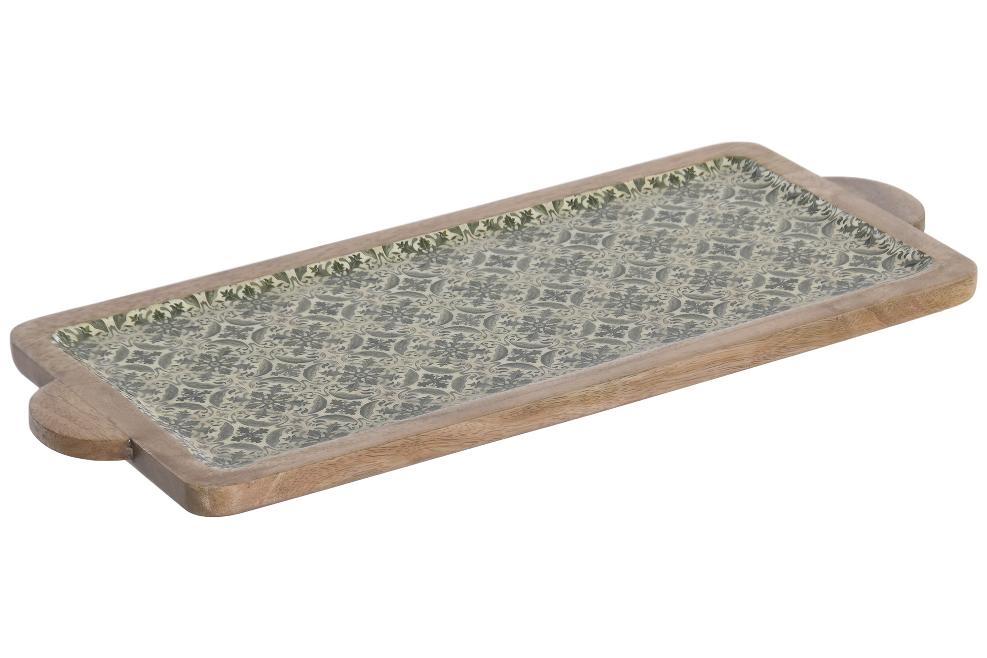 BANDEJA MANGO 50X21,5X2 LACADO VERDE