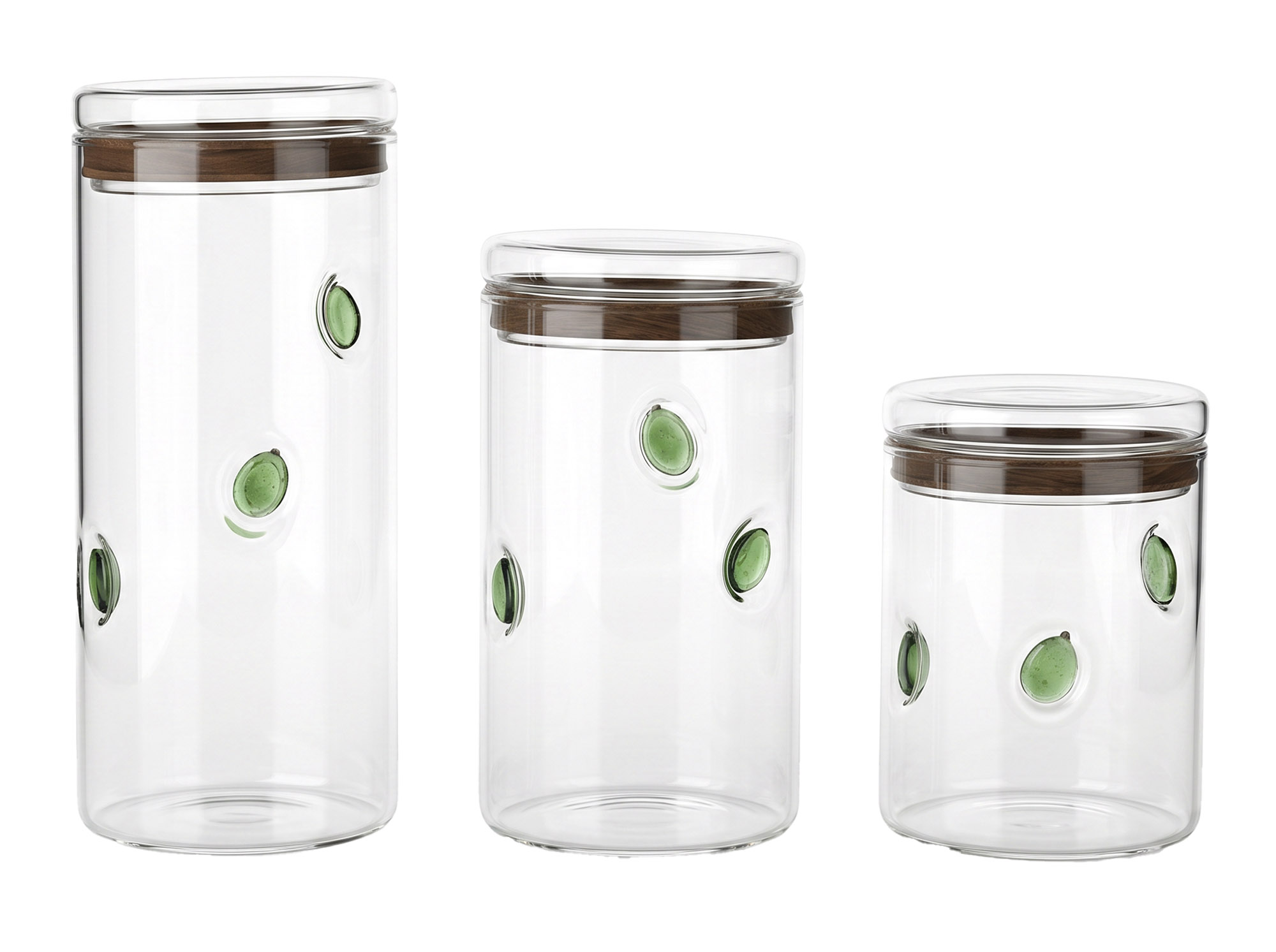 BOTE SET 3 BOROSILICATO 10X10X22,4 1.3ML OLIVAS 3D