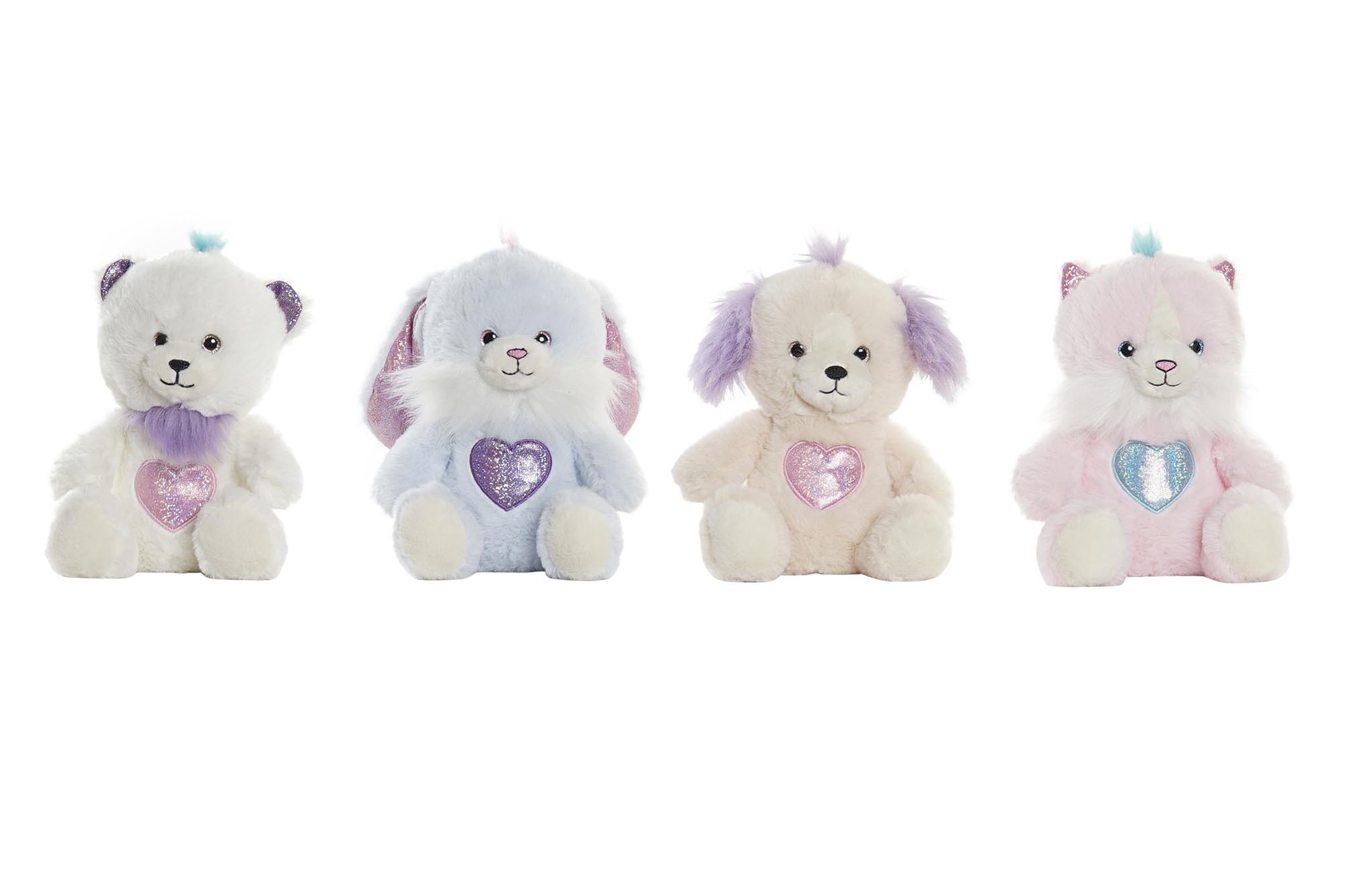 PELUCHE POLIESTER 15X15X20 ANIMALES 4 SURT.
