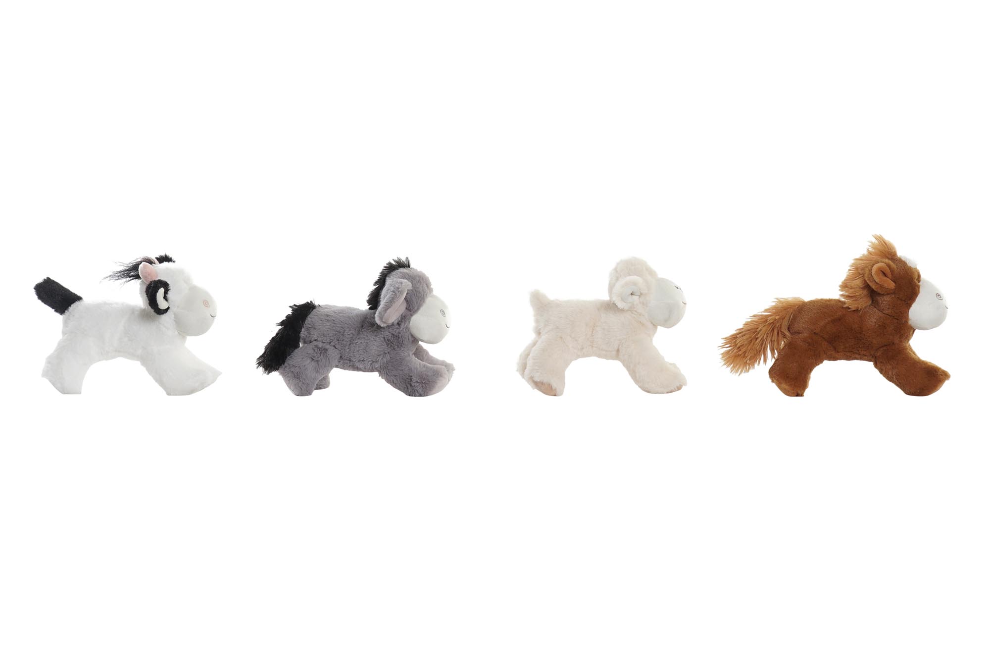 PELUCHE POLIESTER 10X10X16 ANIMALES 4 SURT.