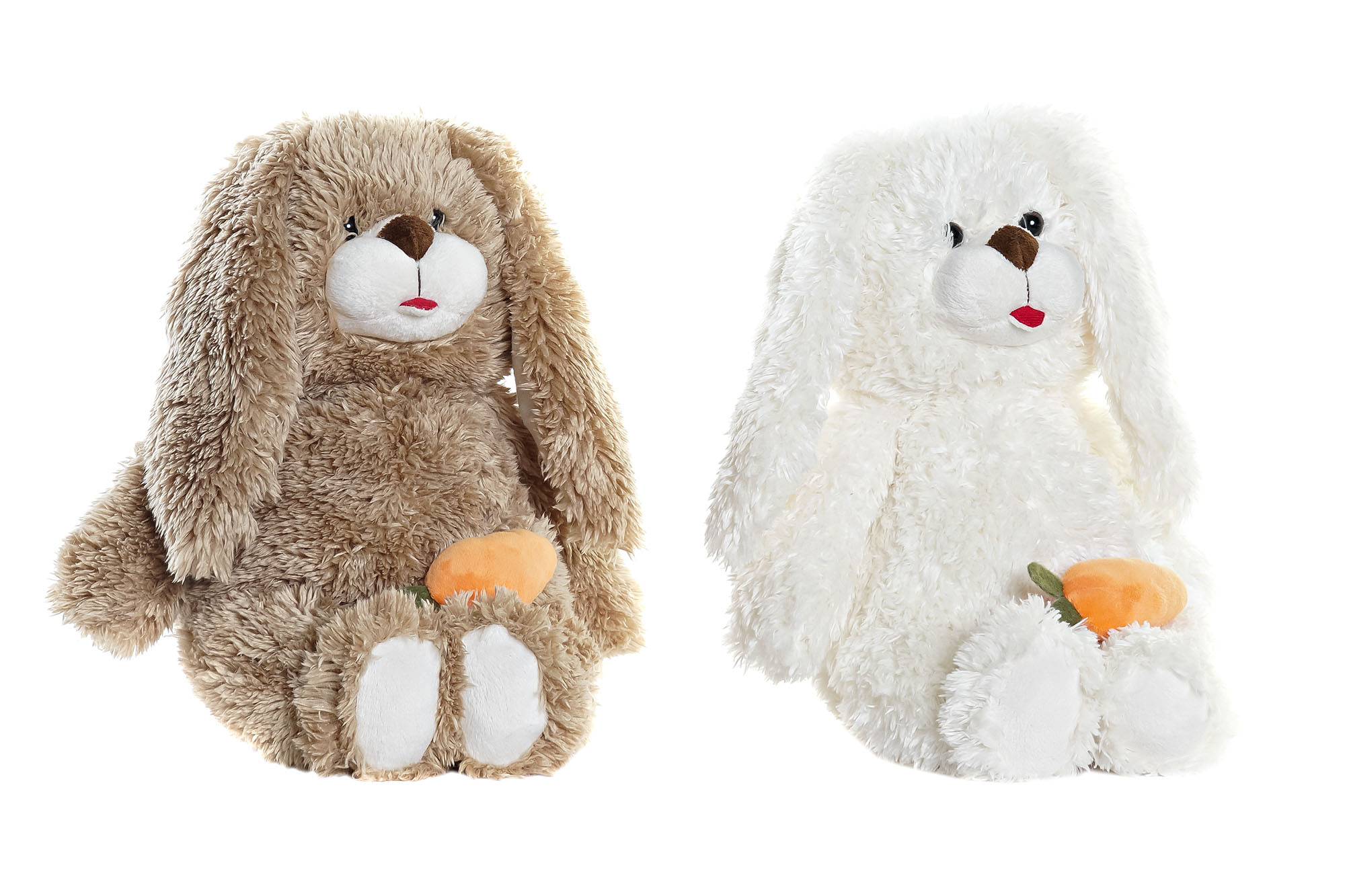 PELUCHE POLIESTER 25X24X28 CONEJO 2 SURT.