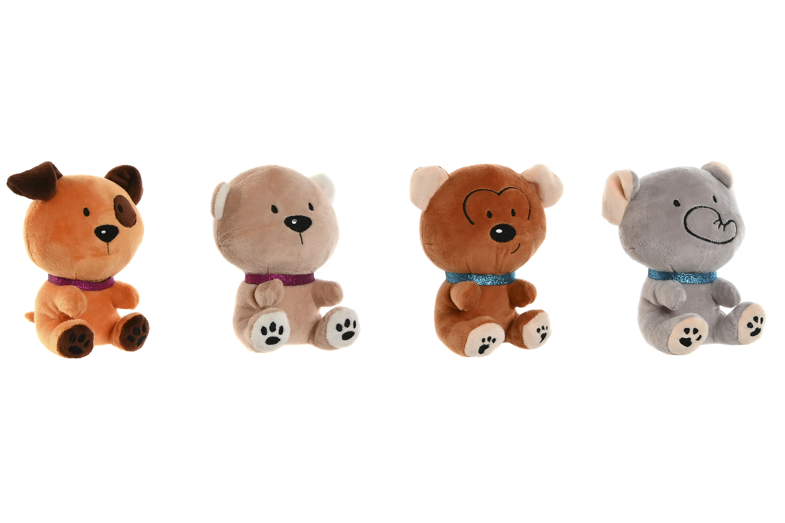 PELUCHE POLIESTER 10X10X14 4 SURT.