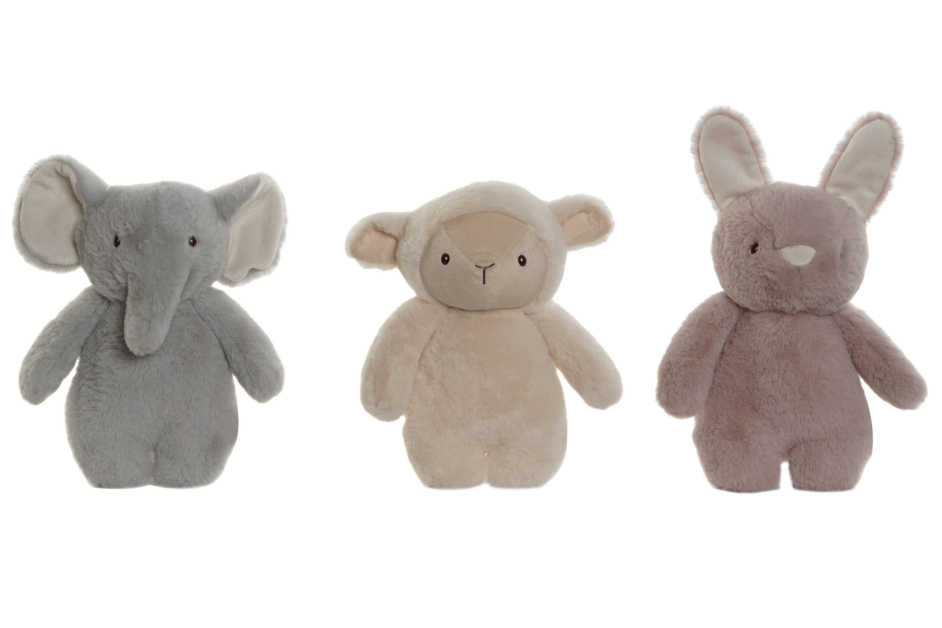 PELUCHE POLIESTER 20X20X25 ANIMAL 3 SURT.