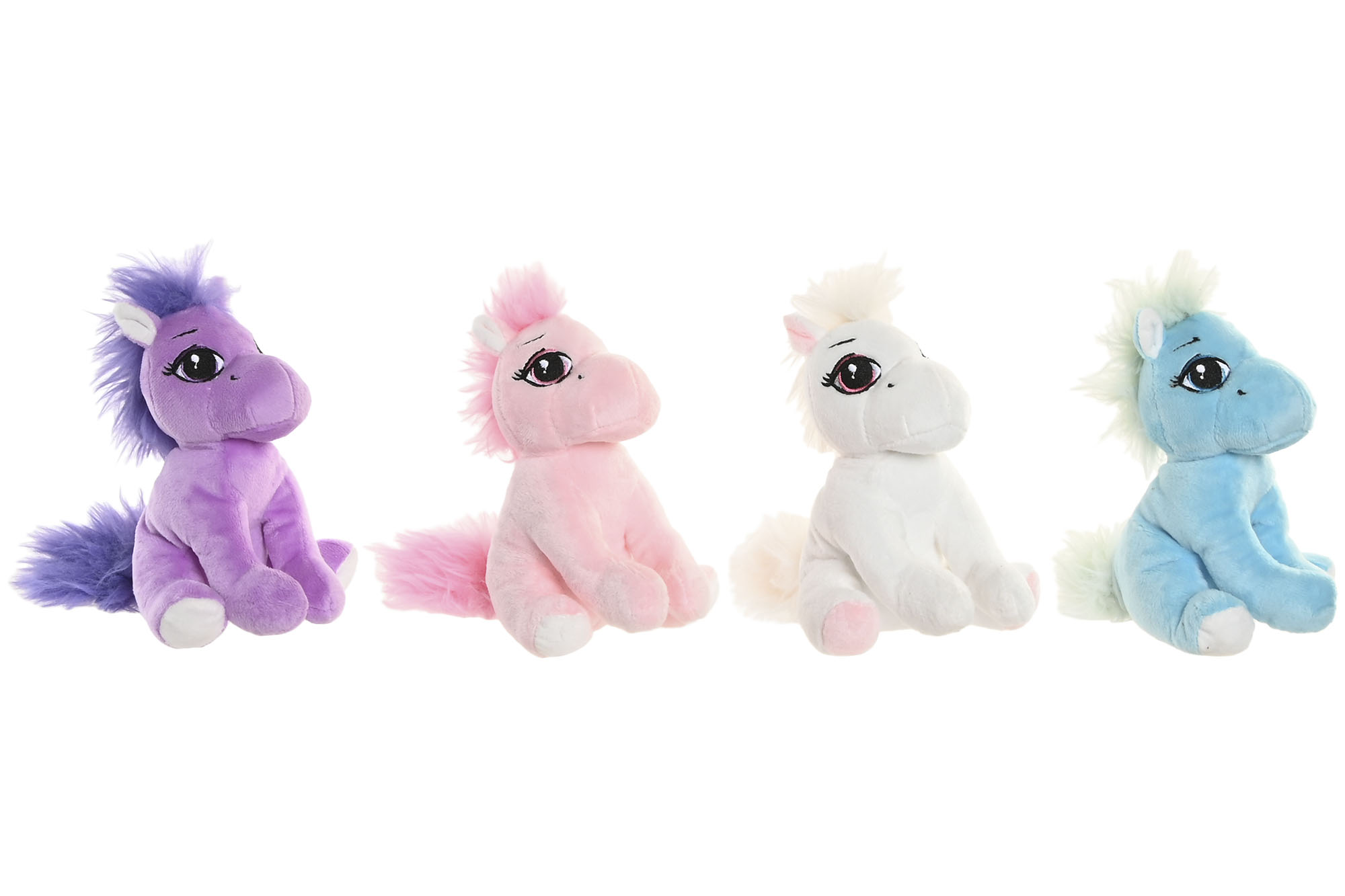 PELUCHE POLIESTER 12X19X17 PONY 4 SURT.