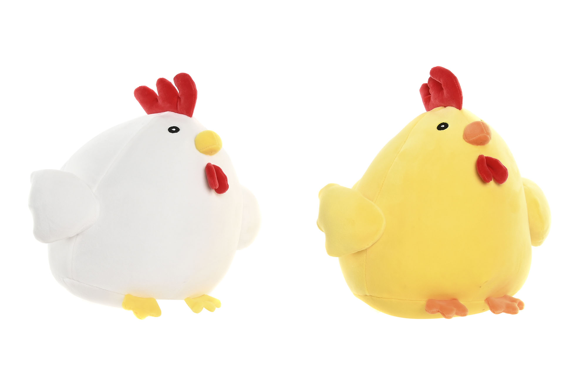 PELUCHE POLIESTER SPANDEX 25X30X25 POLLO 2 SURT.