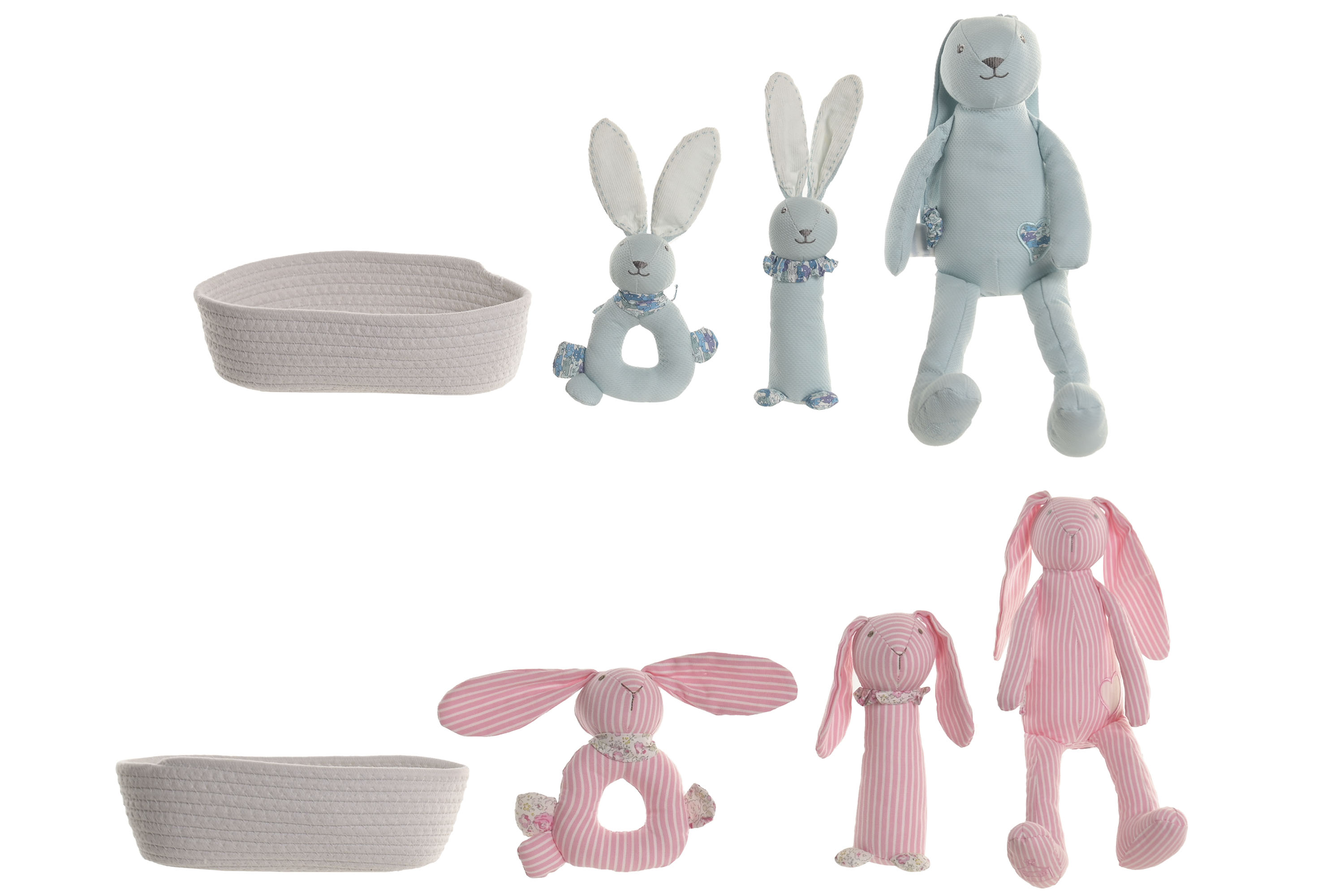 PELUCHE SET 4 POLIESTER ALGODON 14X8X40 2 SURT.