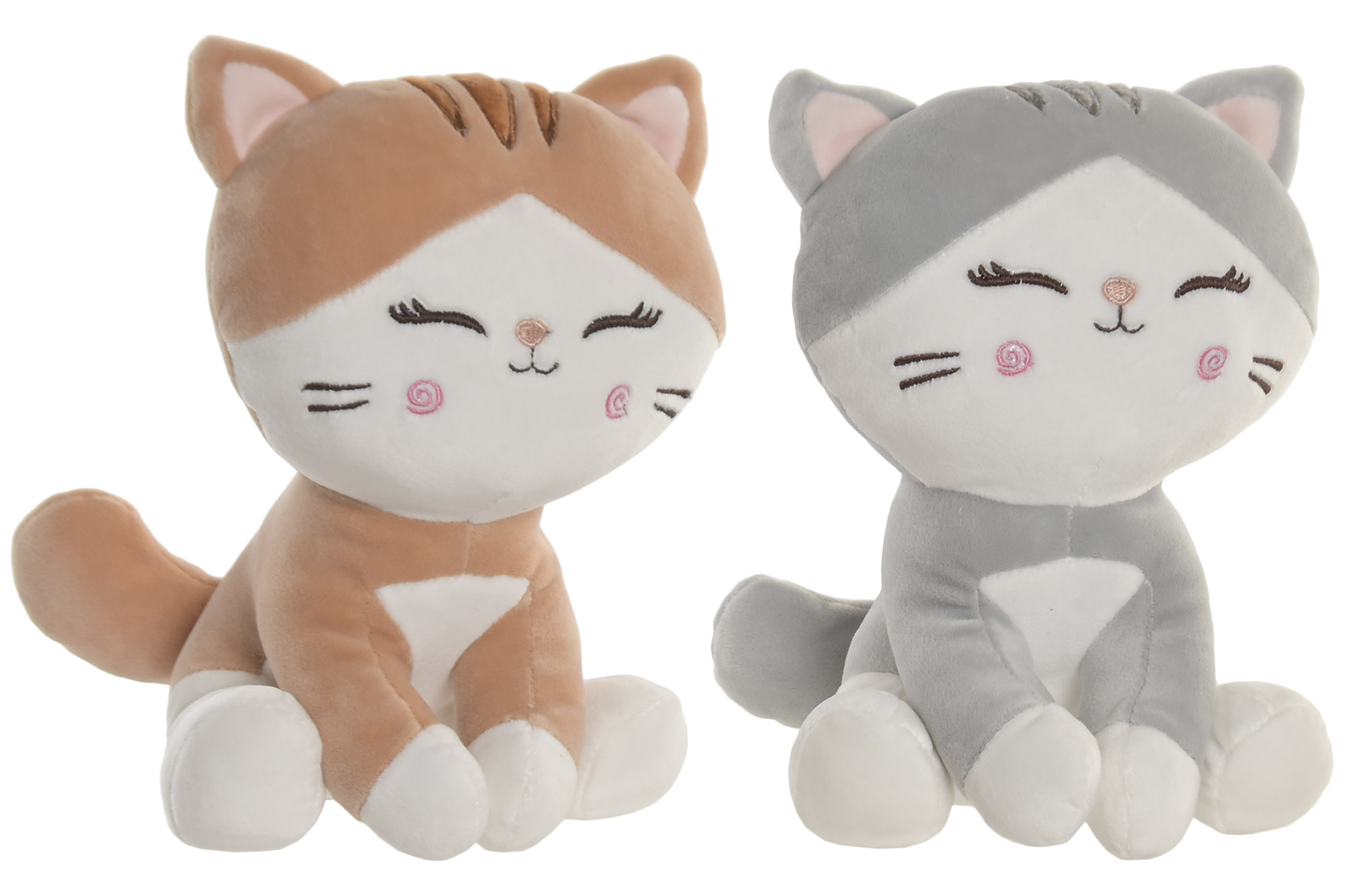 PELUCHE SPANDEX 15X20X22 GATO 2 SURT.