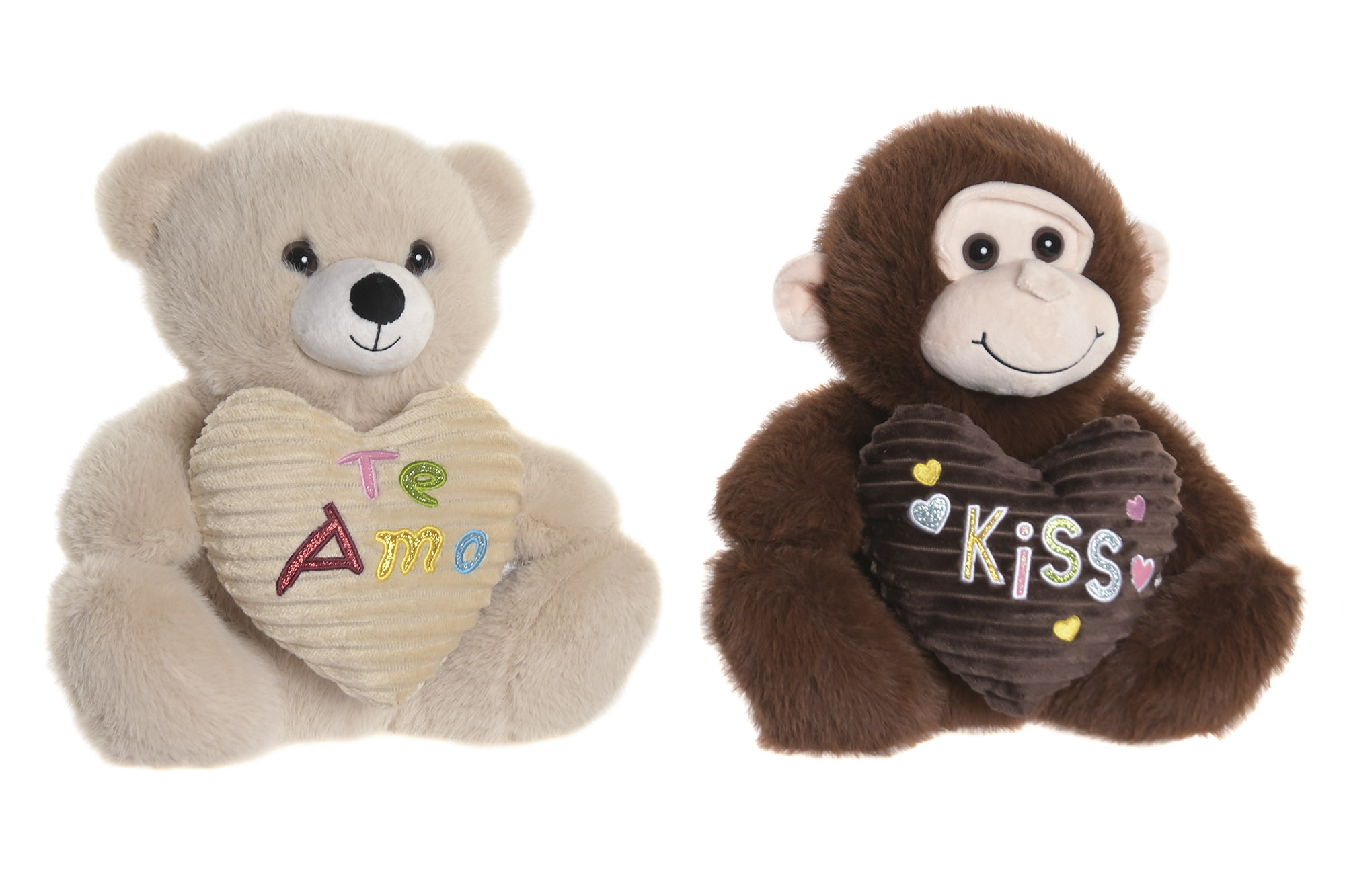 PELUCHE POLIESTER 30X20X30 2 SURT.