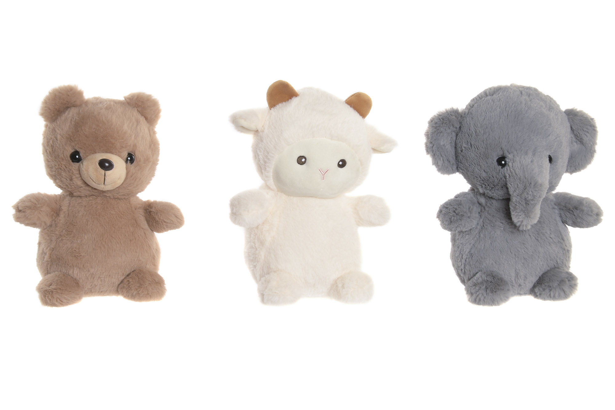 PELUCHE POLIESTER 18X15X24 3 SURT.