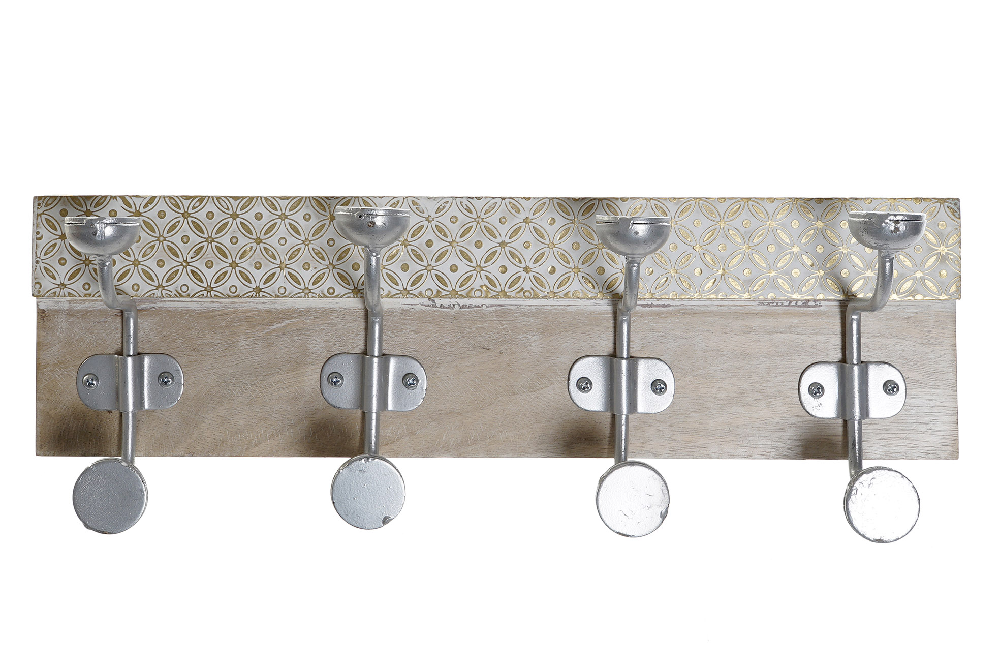 PERCHERO PARED MANGO METAL 46X15X10 DECAPE NATURAL