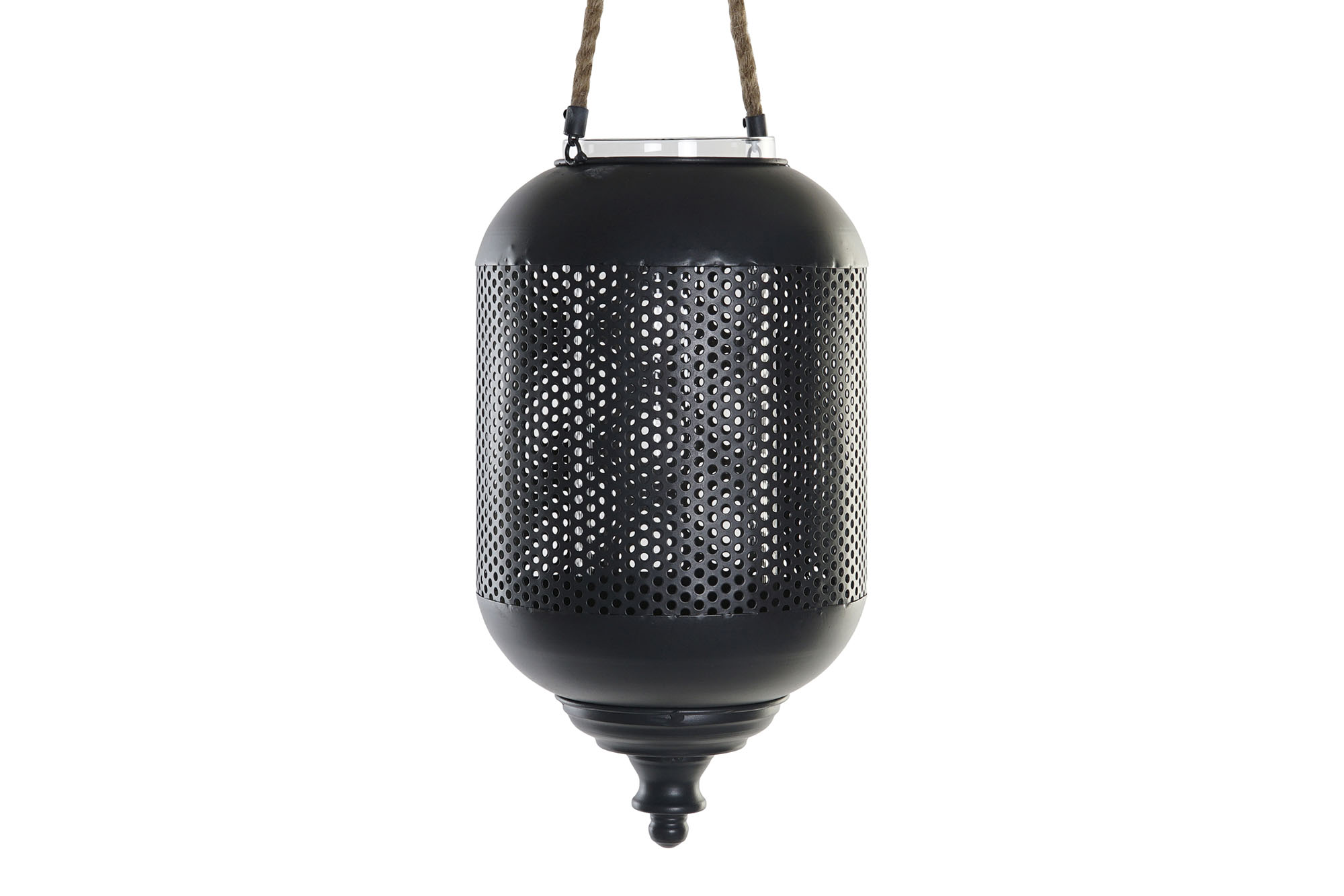 PORTAVELA METAL CUERDA 22X22X43 NEGRO