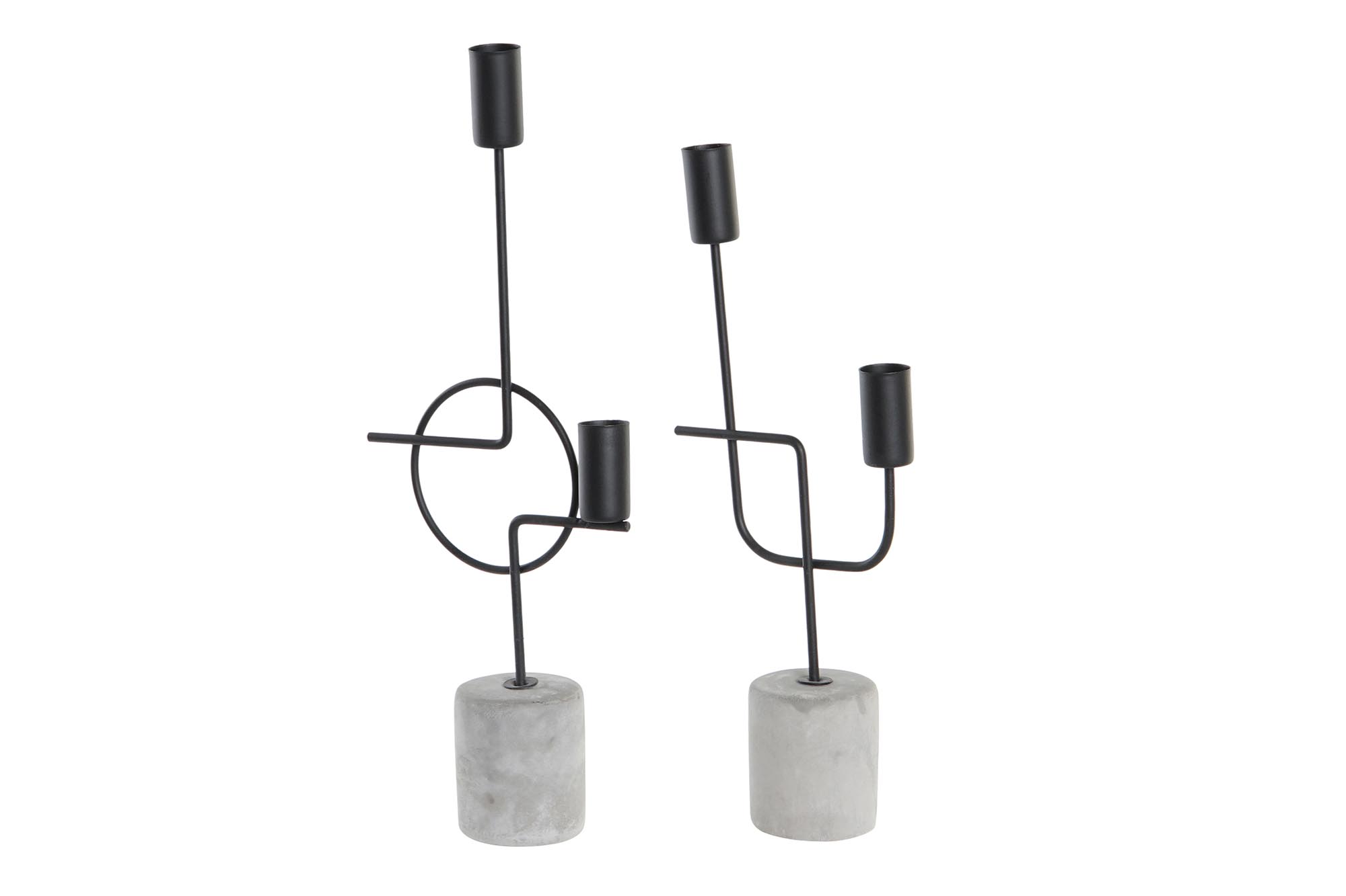 CANDELABRO METAL 14X6X36 2 SURT.
