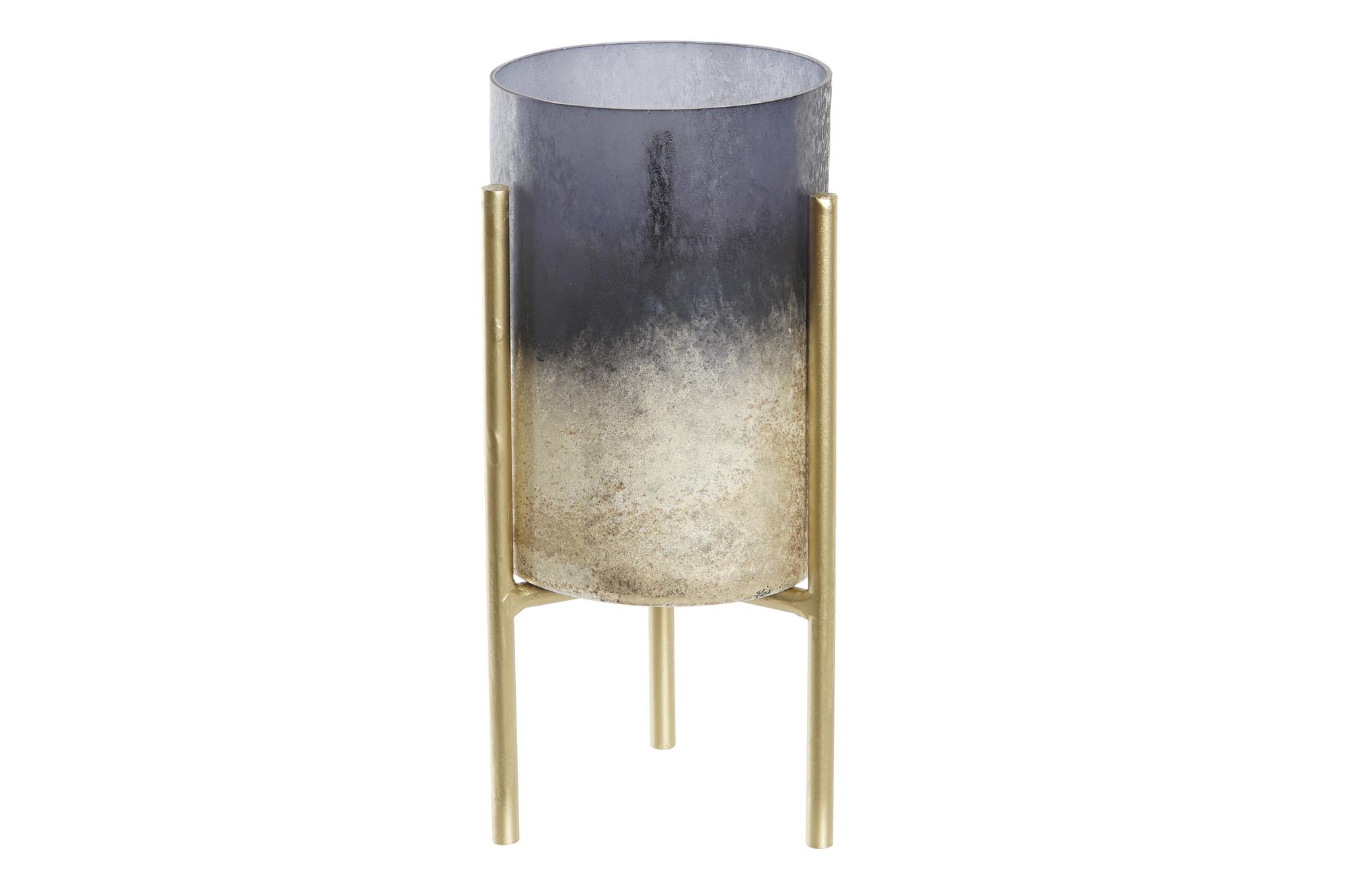 PORTAVELA CRISTAL METAL 10X10X23 DESGASTADO